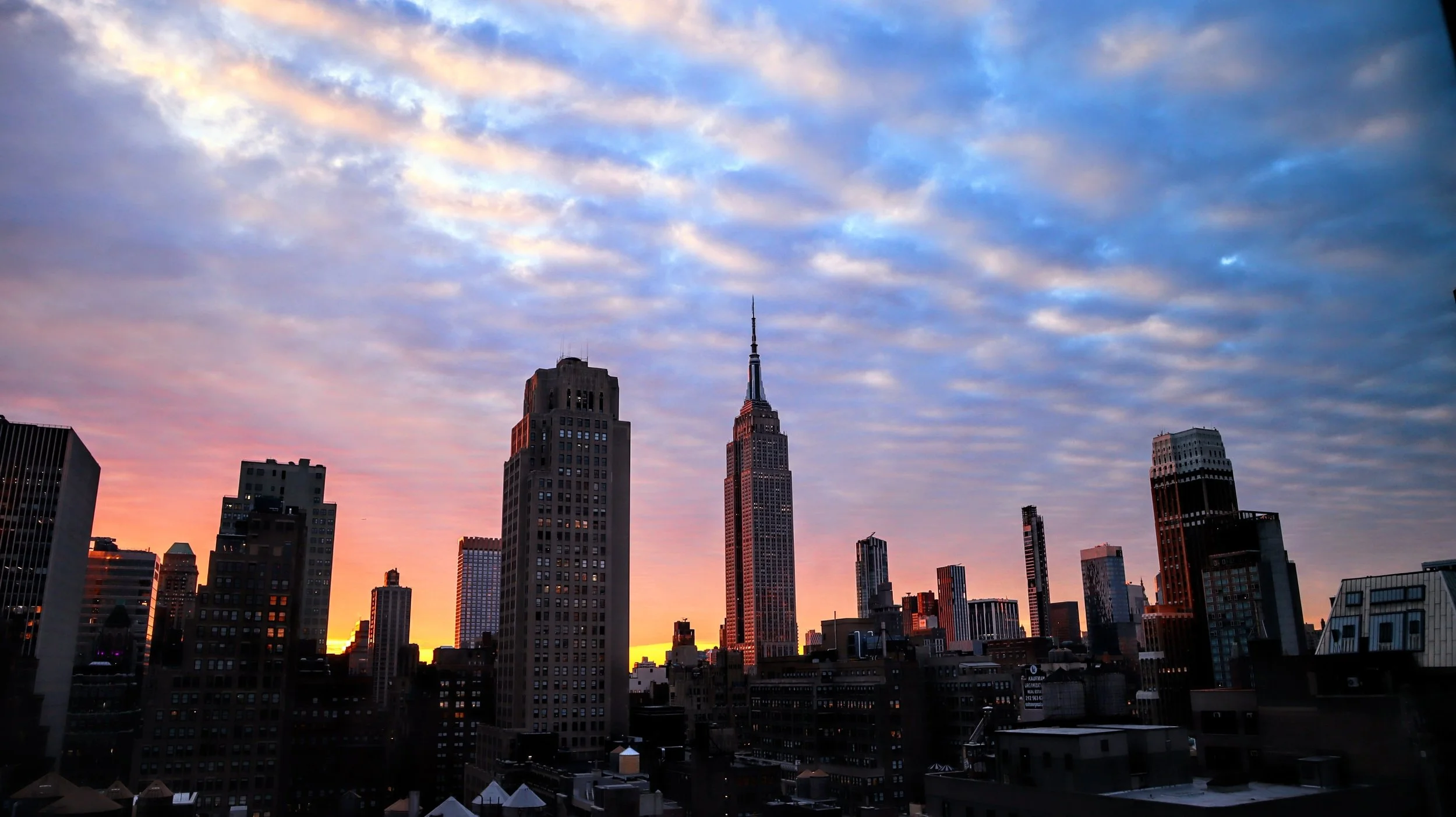 Manhattan Skyline Sunrise