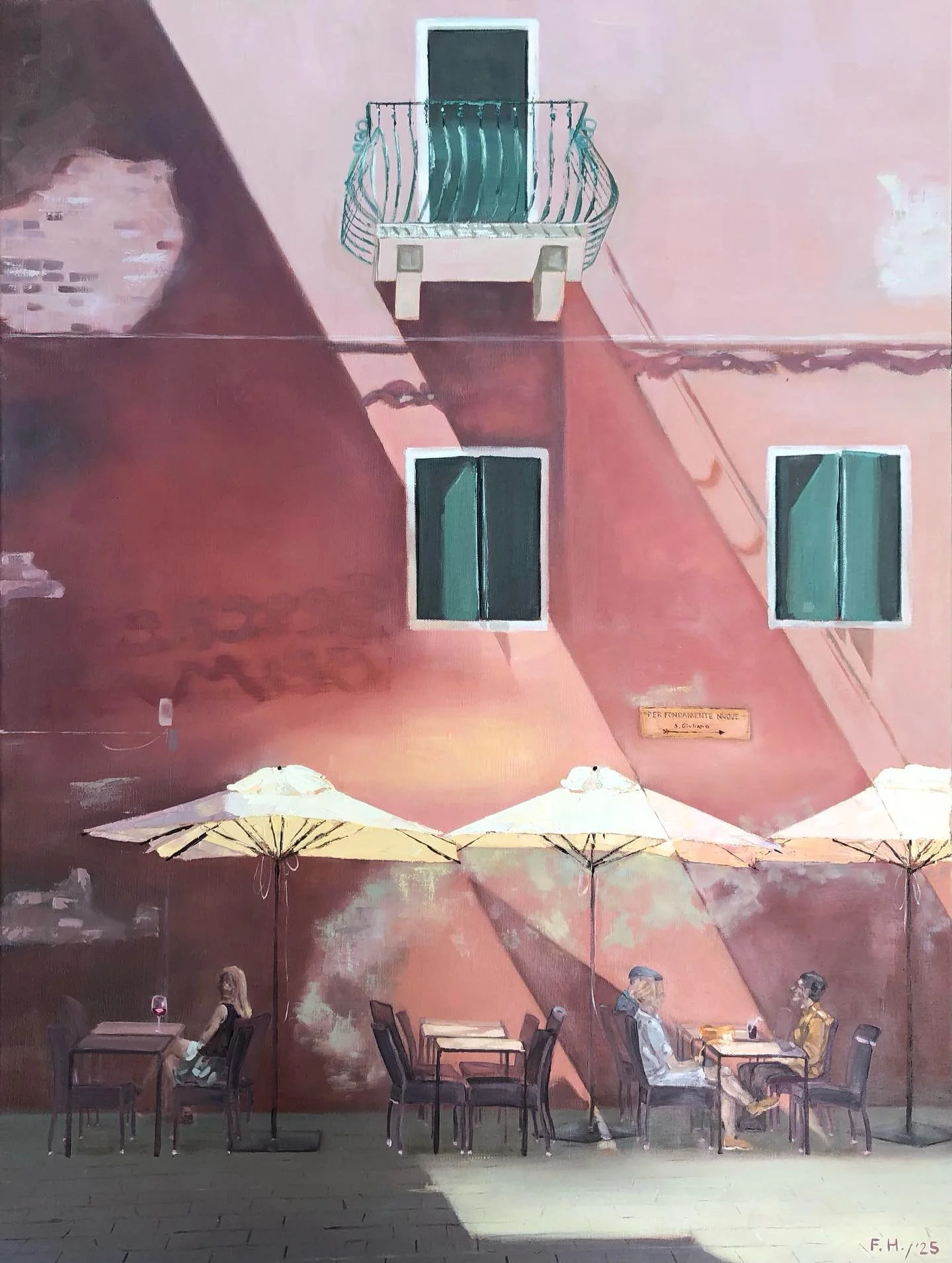 &bdquo;Venedig&ldquo; 2025, Oil on canvas, 75 x 100

.
.
.
.

#stilllebenmalerei #oilpainting #painting #art #workinprogress #art_seeking #instaart #makearteveryday #oilpaintingart #artist #artistic #artlovers #artlove #arttherapy #oiloncavas #stilll