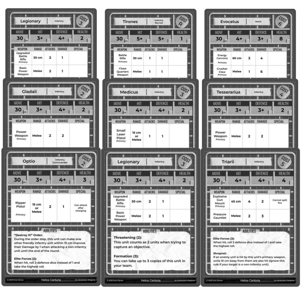 Helios Centuria Cards Display.png