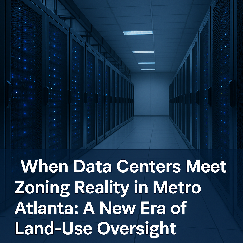 When Data Centers Meet Zoning Reality in Metro Atlanta: A New Era of Land-Use Oversight