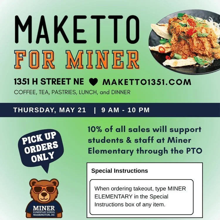 We ❤️ @maketto1351 - please order takeout this Thursday (all day!) and support the Miner community.