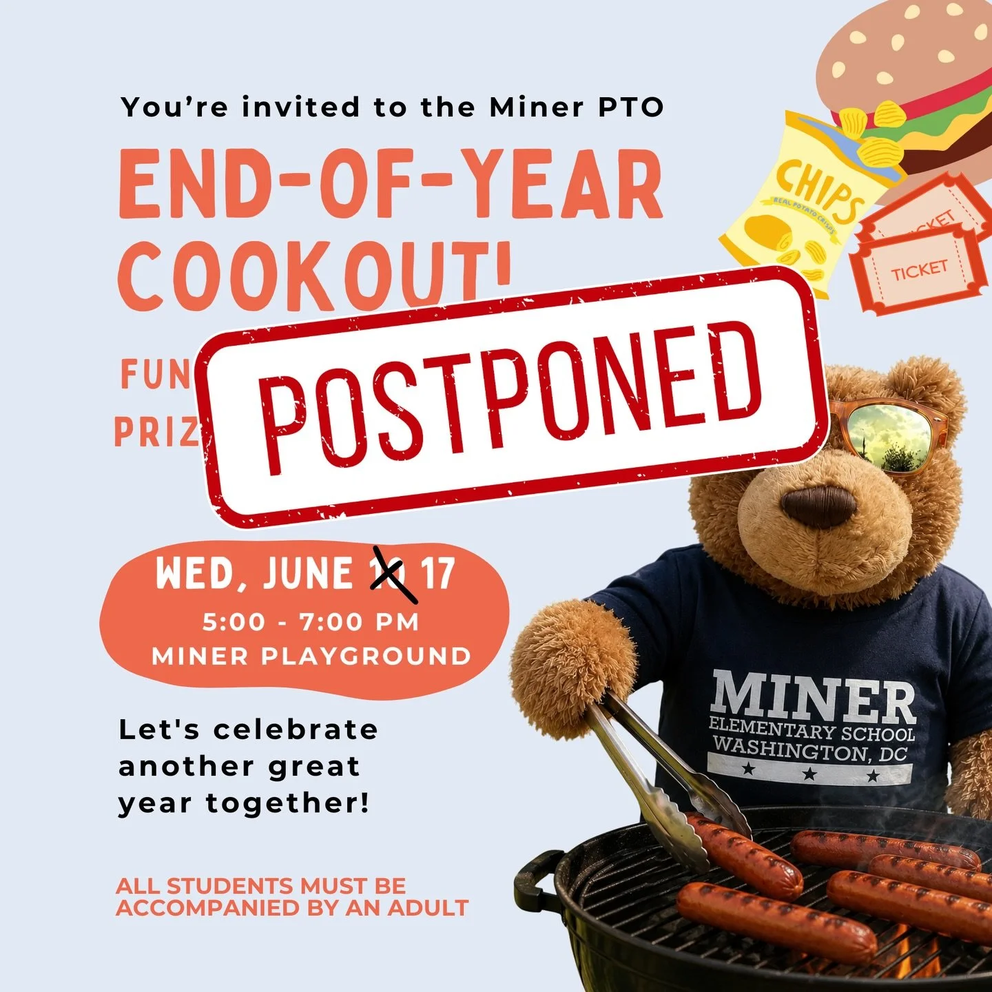 🌧️ Cookout Postponed to Next Wednesday
After keeping a close eye on today&rsquo;s forecast, we&rsquo;ve decided to postpone the End-of-Year Cookout due to the strong likelihood of storms and rain during the event window.
The good news: the cookout i