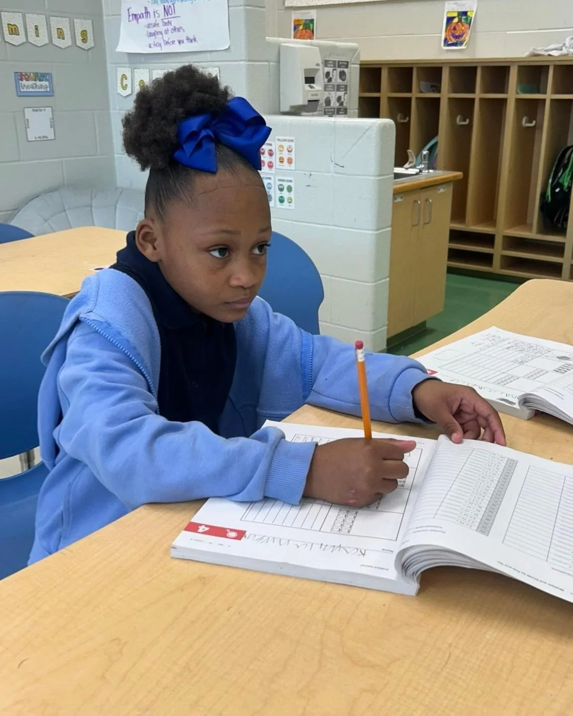 📚✨ Math in Action at Miner ES! 🐻

Our scholars were hard at work exploring liquid measurement through hands-on learning! 💧📏

Students decomposed 1 liter into smaller units of 100 mL, 10 mL, and 1 mL while applying their multiplication and divisio
