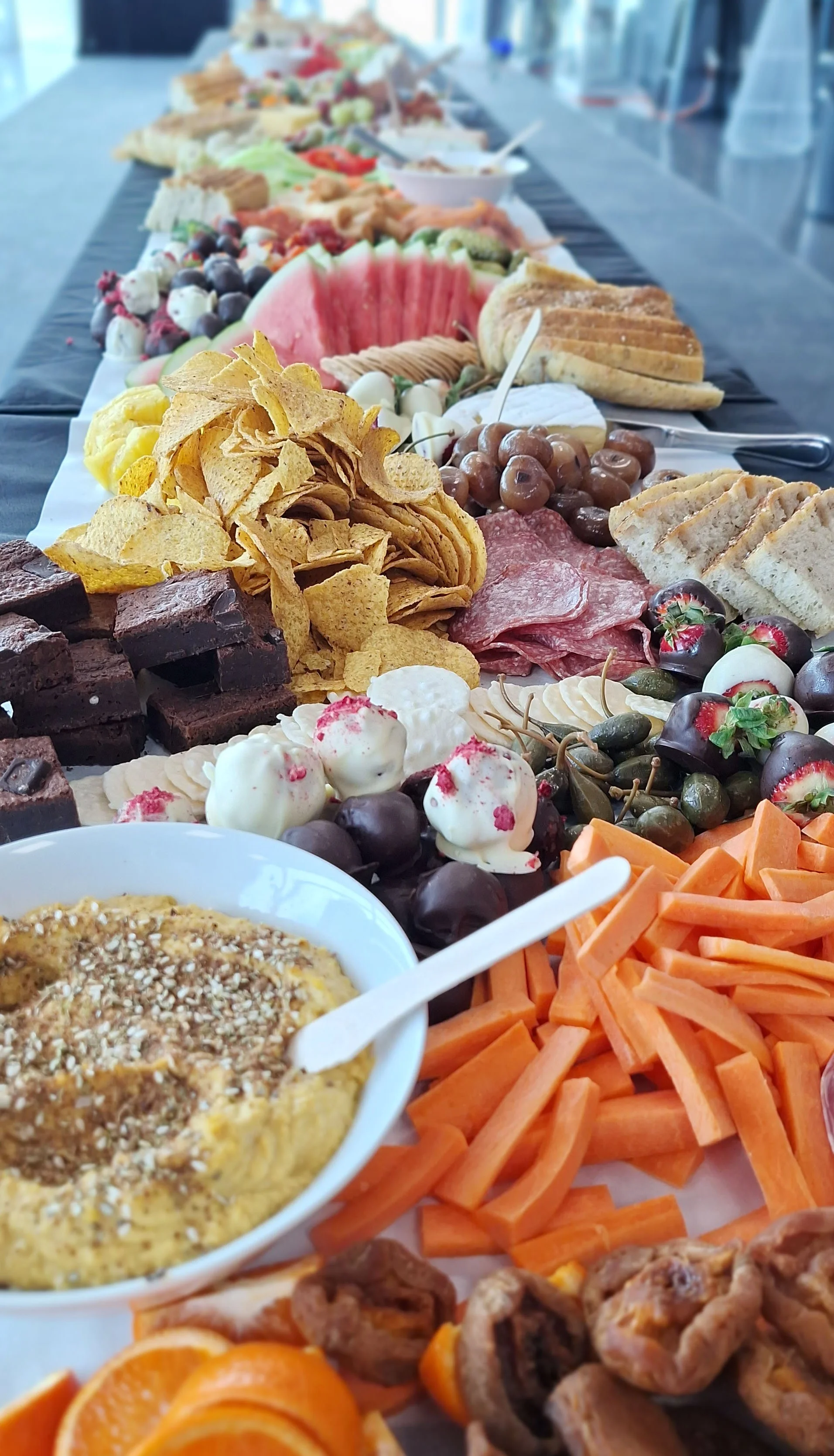 Professionally presented catering platter for an executive meeting in Christchurch