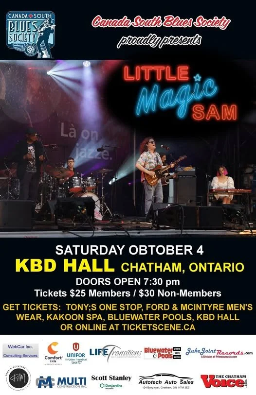 Canada South Blues Society Presents Little Magic Sam (Chatham)