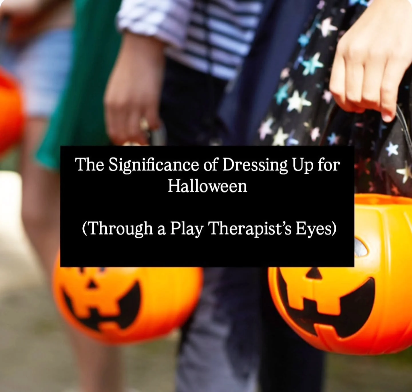 Halloween gives children a safe way to explore different parts of themselves: bravery, silliness, power, or imagination &mdash; all through play and pretend. What looks like &ldquo;just a costume&rdquo; is often therapeutic play in disguise.🎃👻

#pl