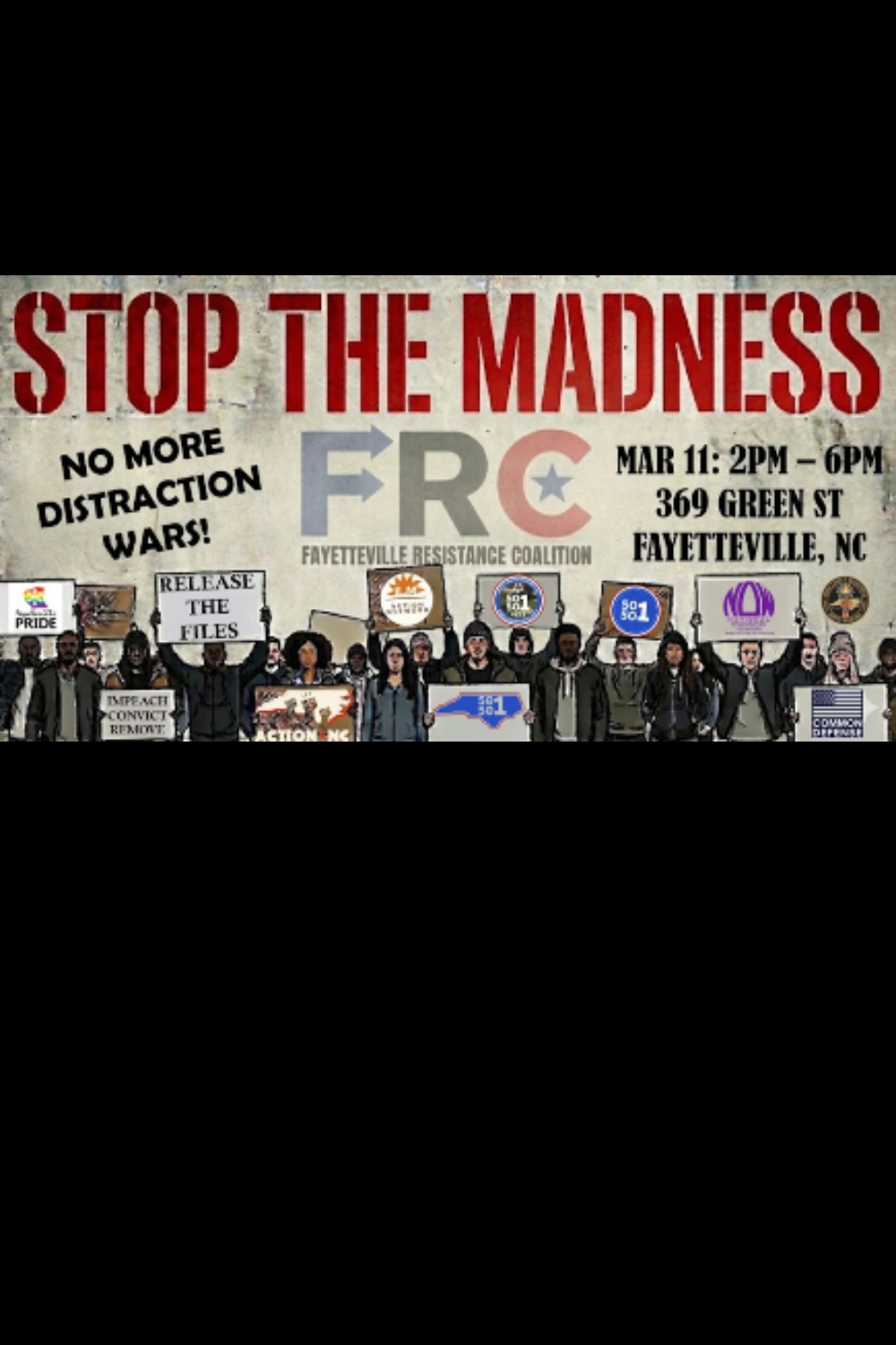 STOP THE MADNESS! - NO MORE DISTRACTION WARS!