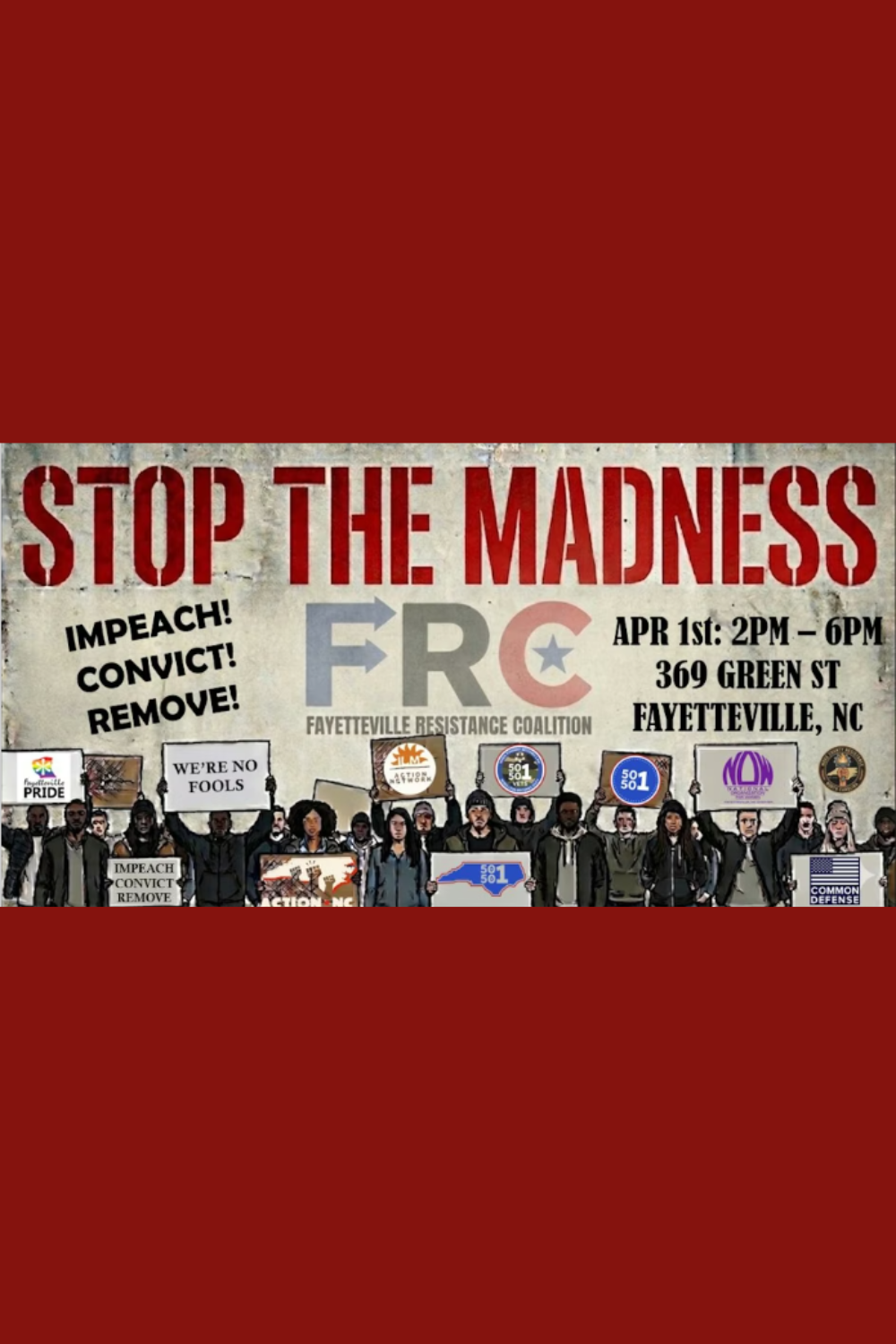 STOP THE MADNESS! - IMPEACH.CONVICT.REMOVE.