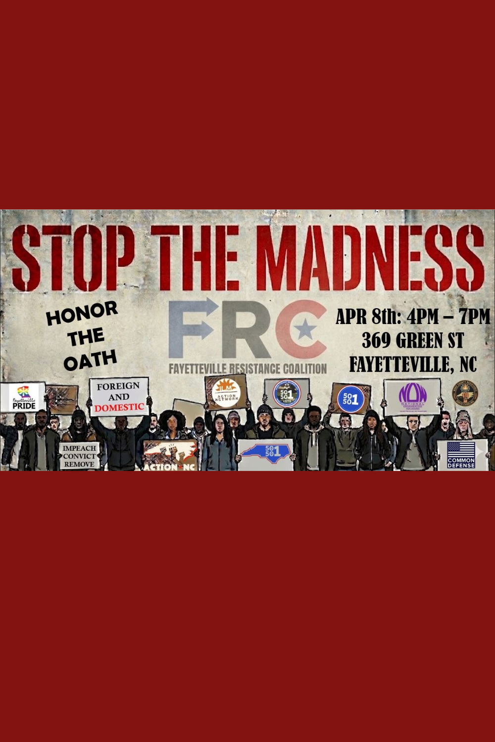 STOP THE MADNESS! - HONOR THE OATH