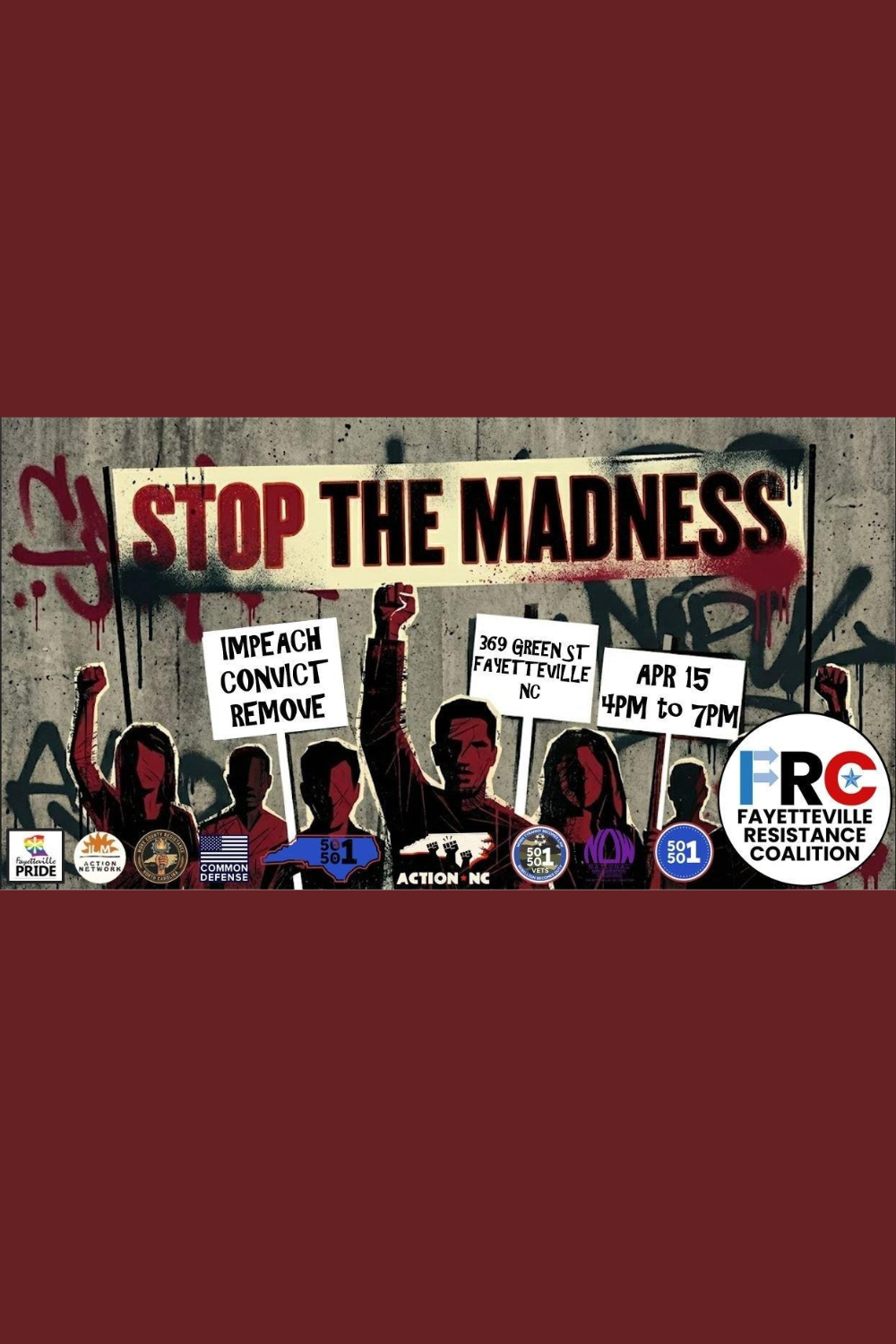 STOP THE MADNESS - IMPEACH-CONVICT-REMOVE.