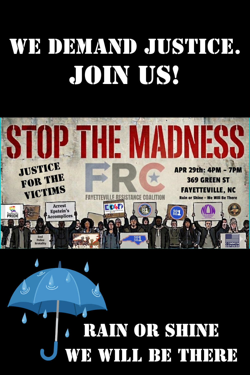 STOP THE MADNESS! - JUSTICE FOR THE EPSTEIN VICTIMS