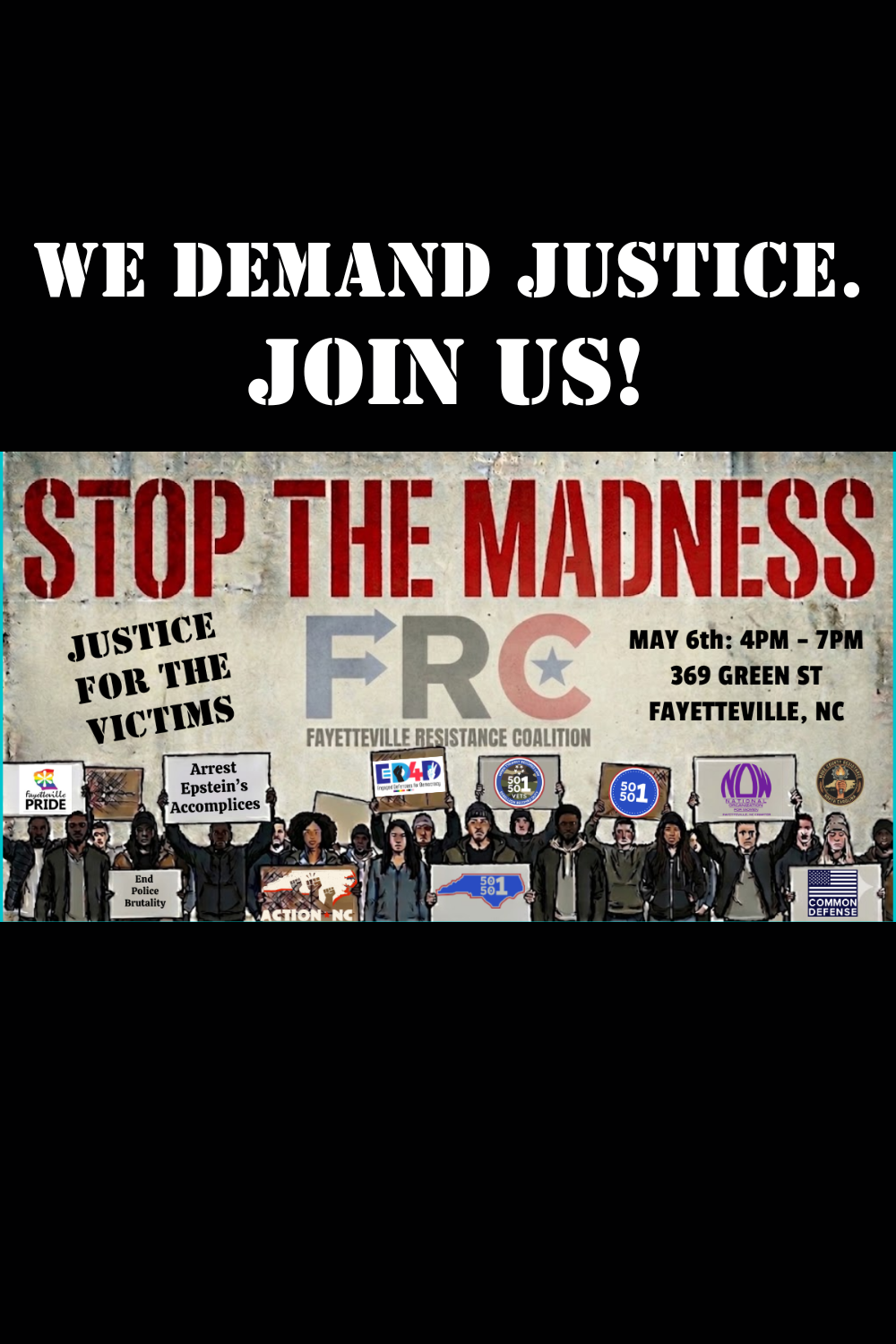 STOP THE MADNESS! - JUSTICE FOR THE EPSTEIN VICTIMS 