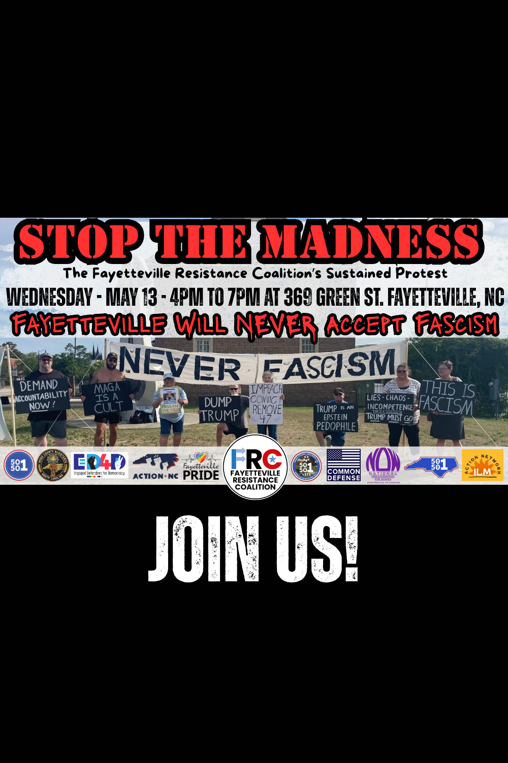 STOP THE MADNESS - NEVER FASCISM 