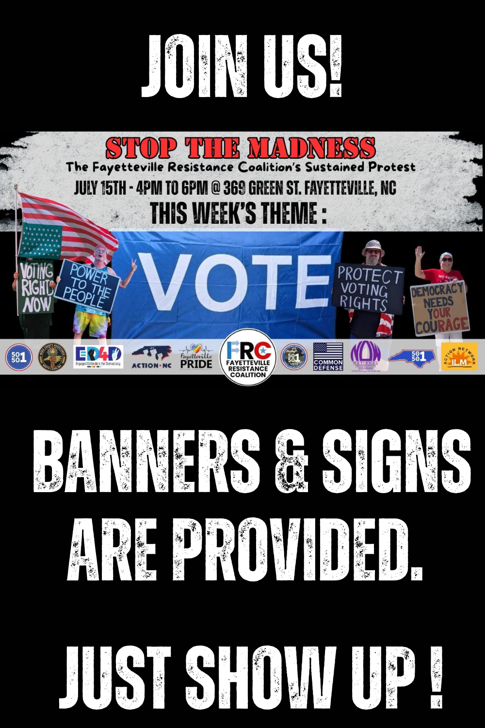 STOP THE MADNESS! - VOTE!