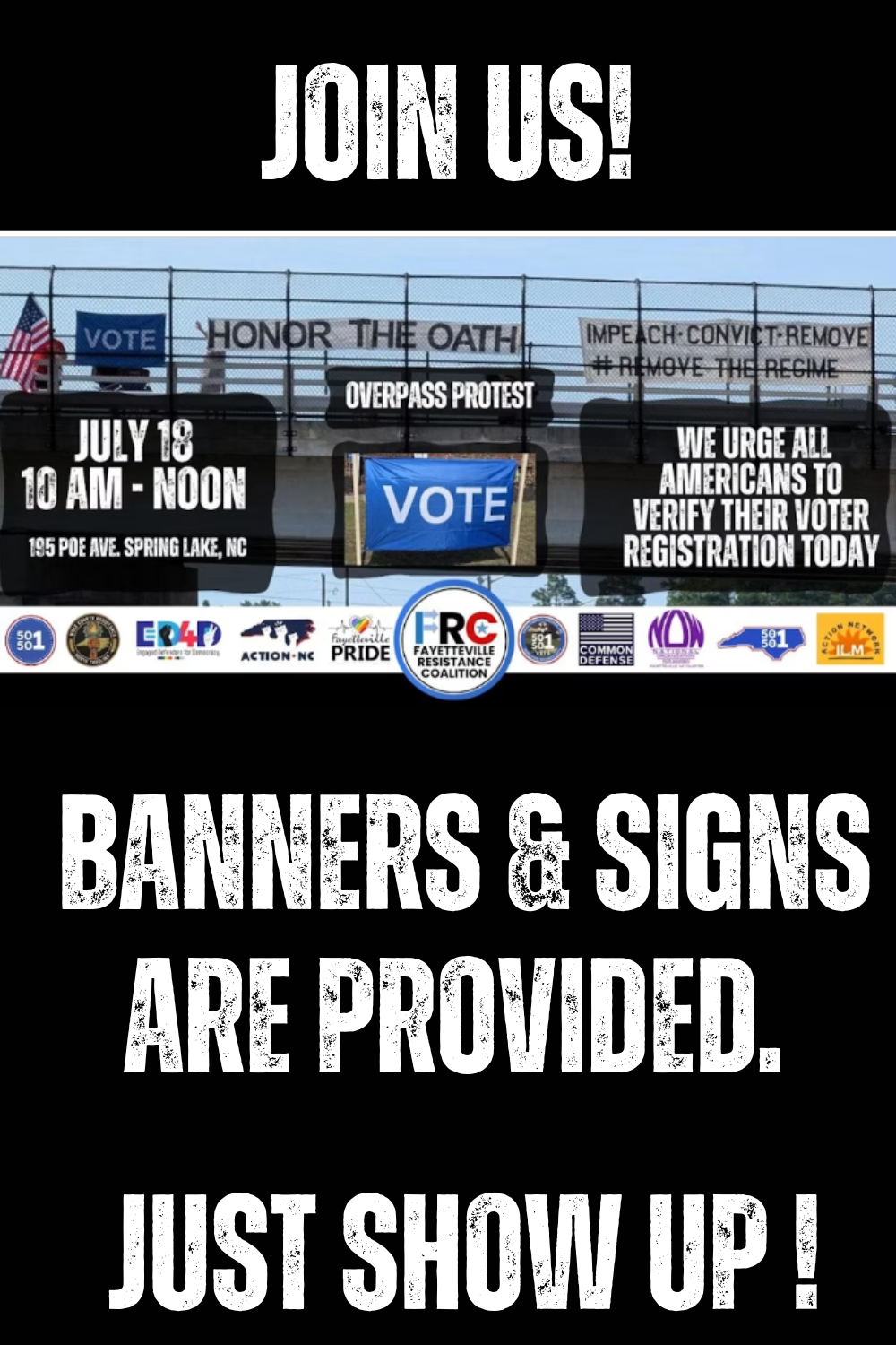 BRIDGE PROTEST - VOTE!