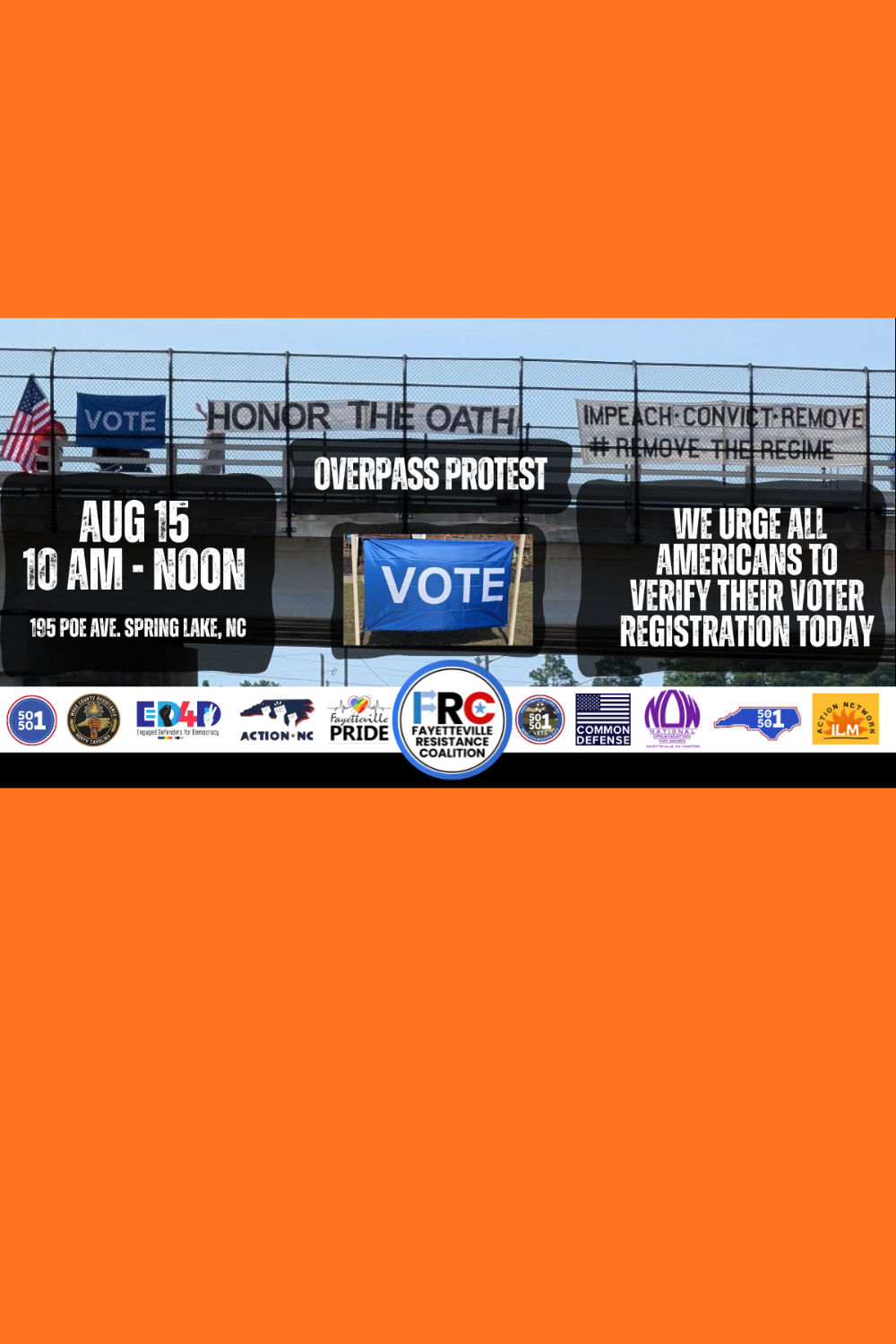 BRIDGE PROTEST - VOTE!