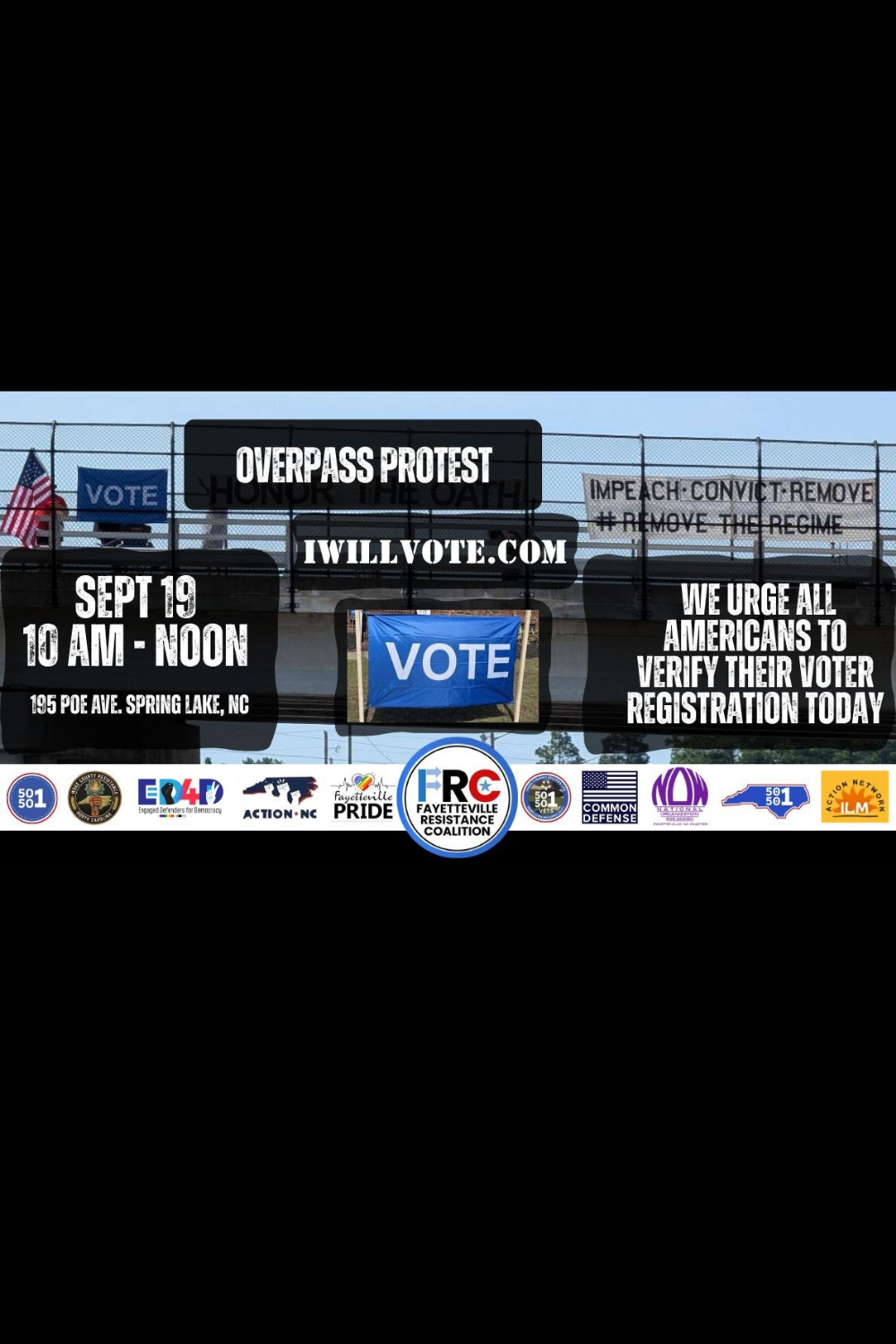 BRIDGE PROTEST - VOTE! 