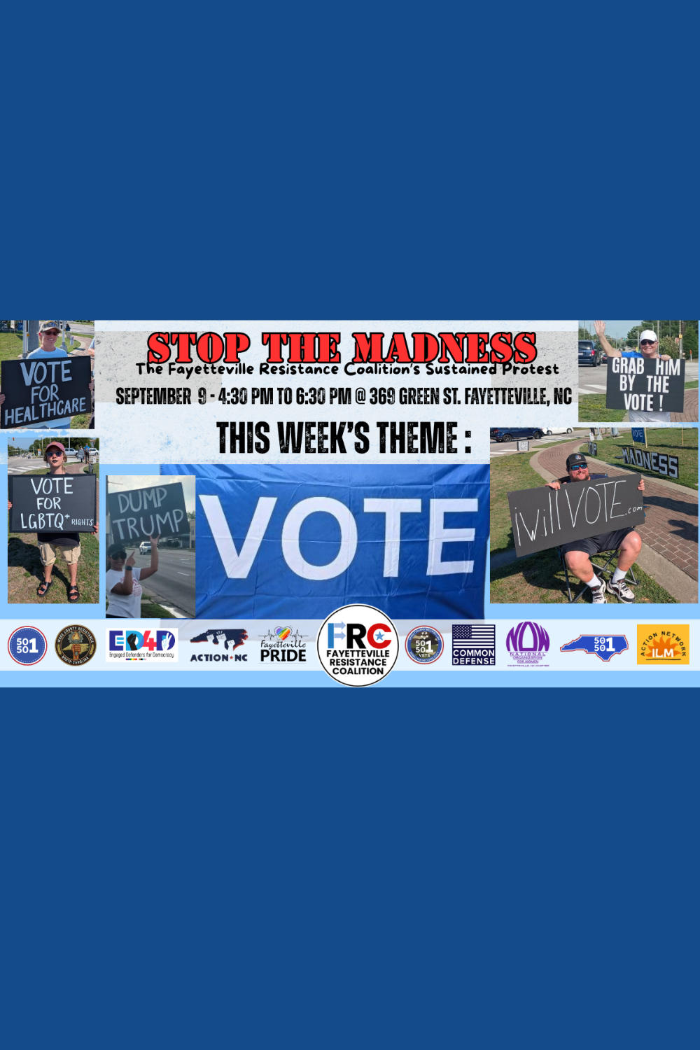 STOP THE MADNESS! - VOTE! 