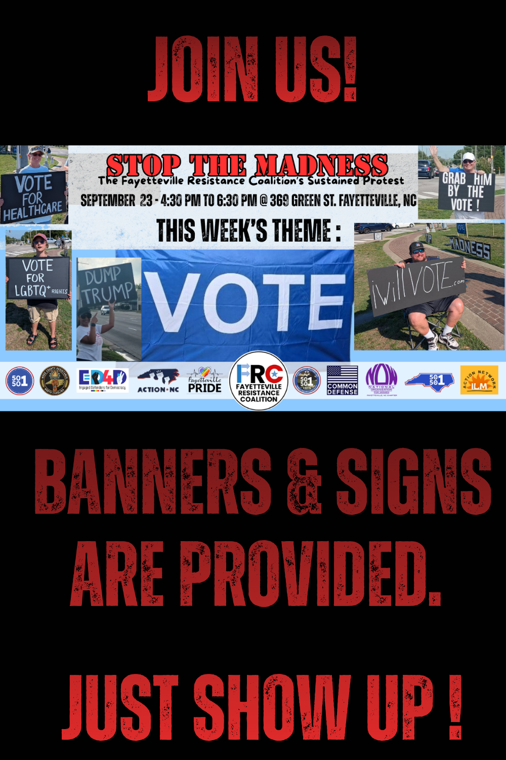 STOP THE MADNESS! - VOTE!