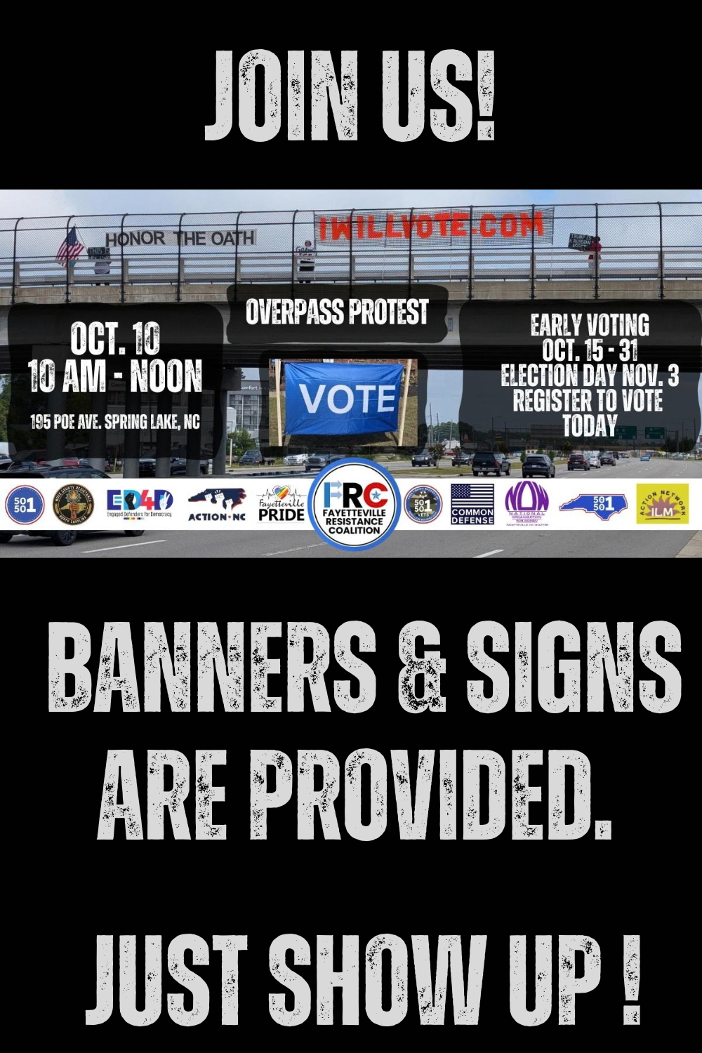 BRIDGE PROTEST - VOTE! 