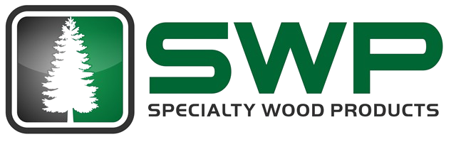 Logo of SPM Stockaway Videoproduction with a stylized Christmas tree inside a square on the left and colored text 'SWP' on the right.