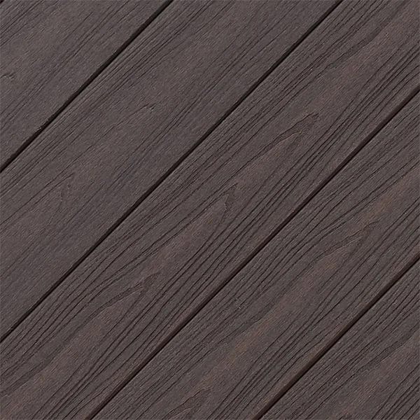 Close-up of dark wooden floorboards