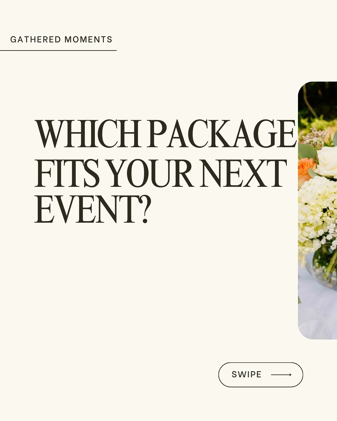 Whatever your next event may be we&rsquo;ve got a package that&rsquo;s the perfect fit! 

Exclusive launch offer!
Book any package within our first month &amp; enjoy $200 off! Offer ends September 10- secure your date today! 

✉️Email events.gathered