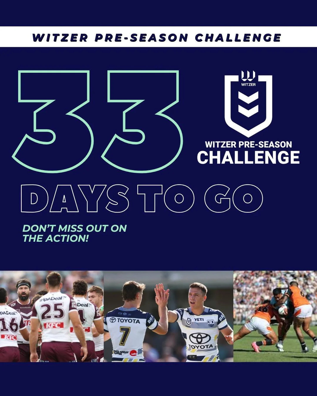 The countdown is on! Follow us to stay up to date on the pre-season challenge!

#NRL #tradies #tradielife #pre-season #rugbyleague