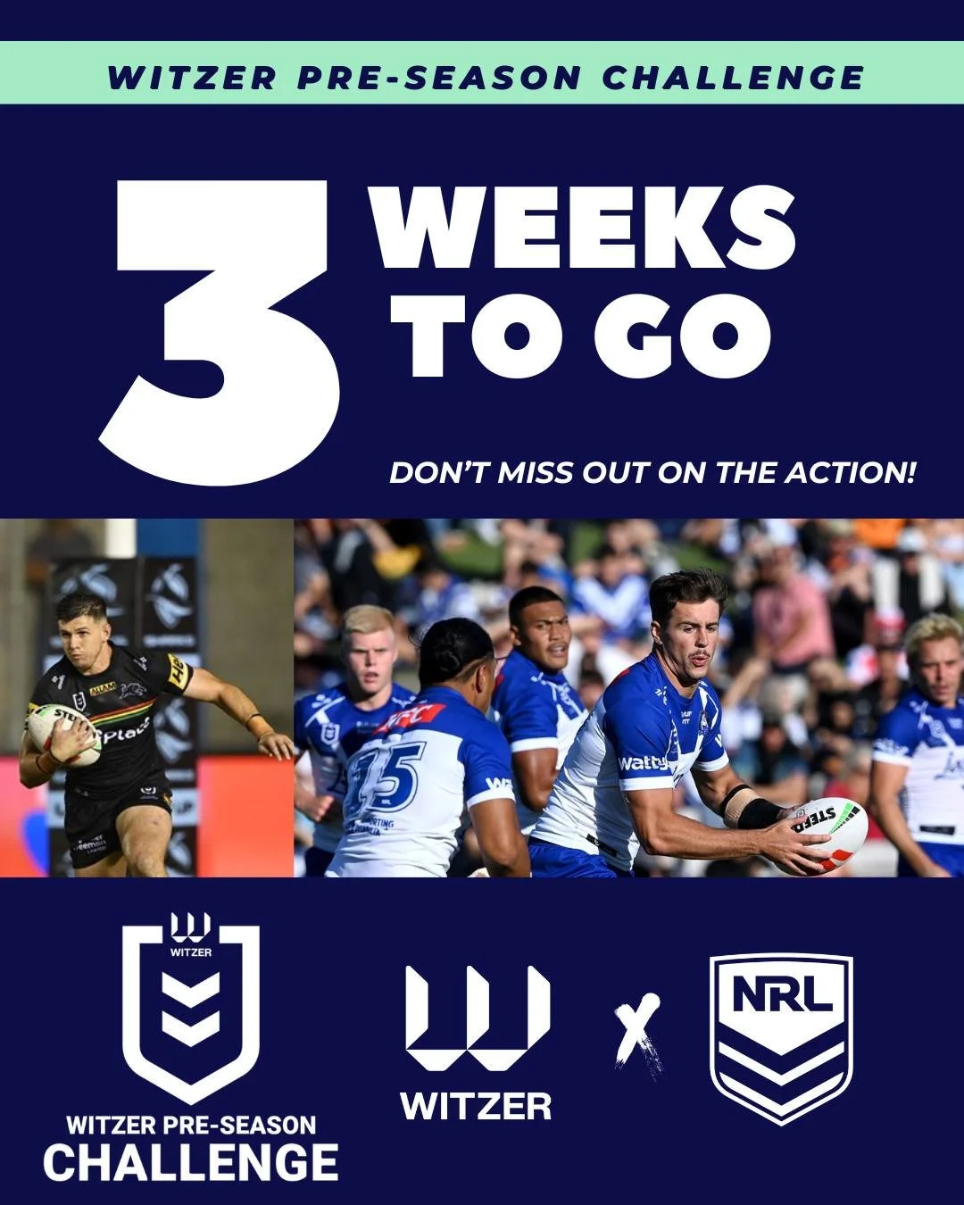 Get ready for the Witzer Pre-Season Challenge 2026 🎉 This is your sign to watch a game near you 🏉 Catch all the action on Kayo from Feb 7.

#NRL #WitzerPreSeasonChallenge #australia #tradie #aussie