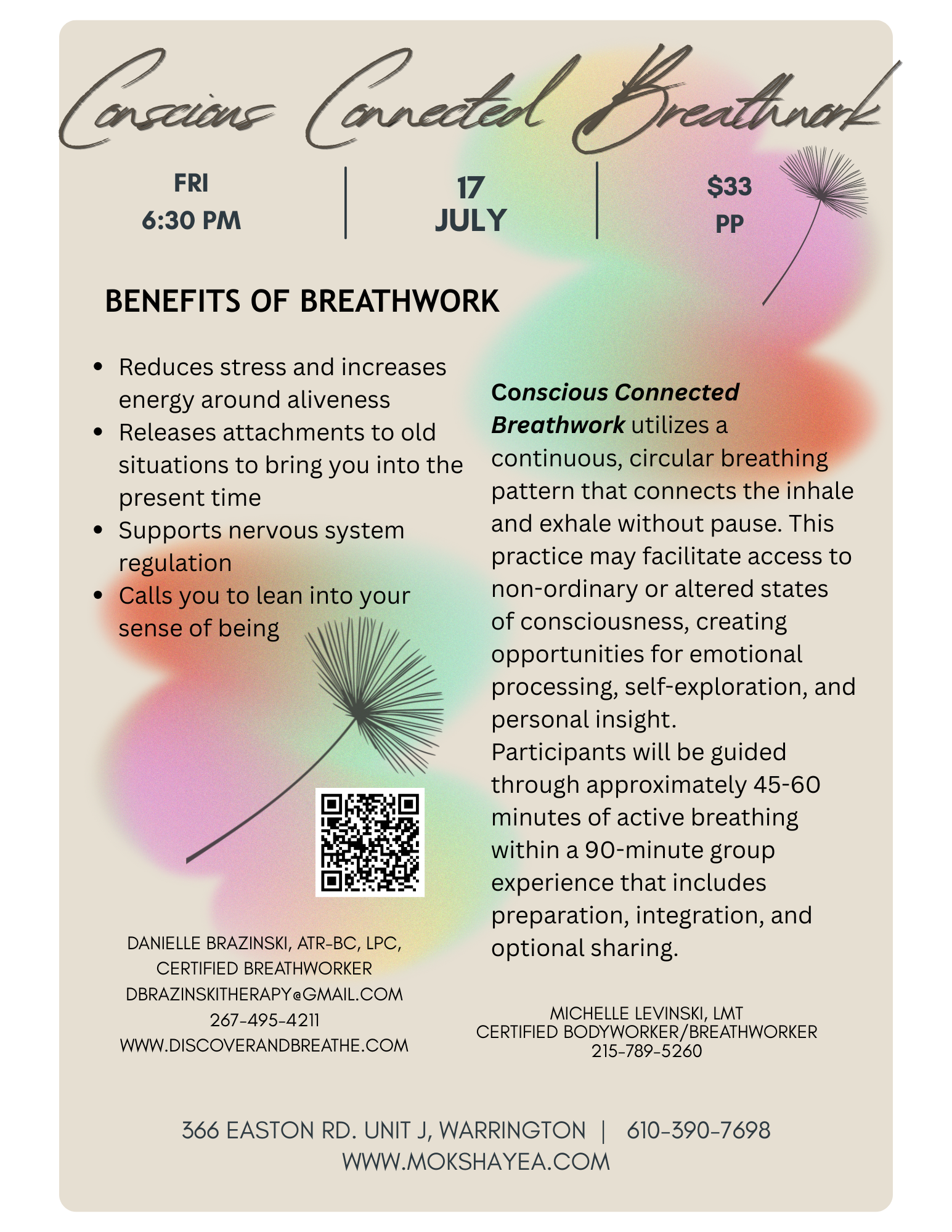 Conscious Connected Breath Work