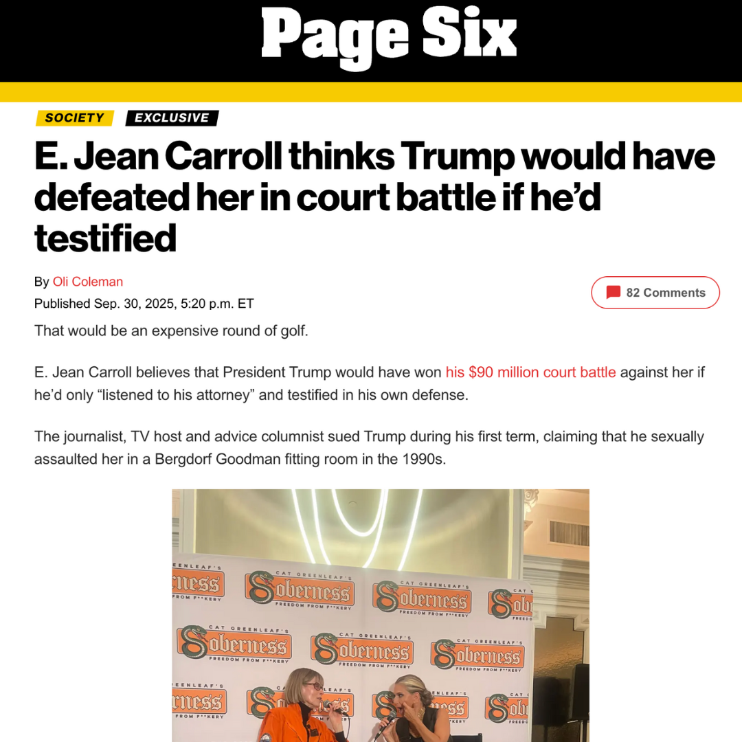 E. Jean Carroll Article Trump