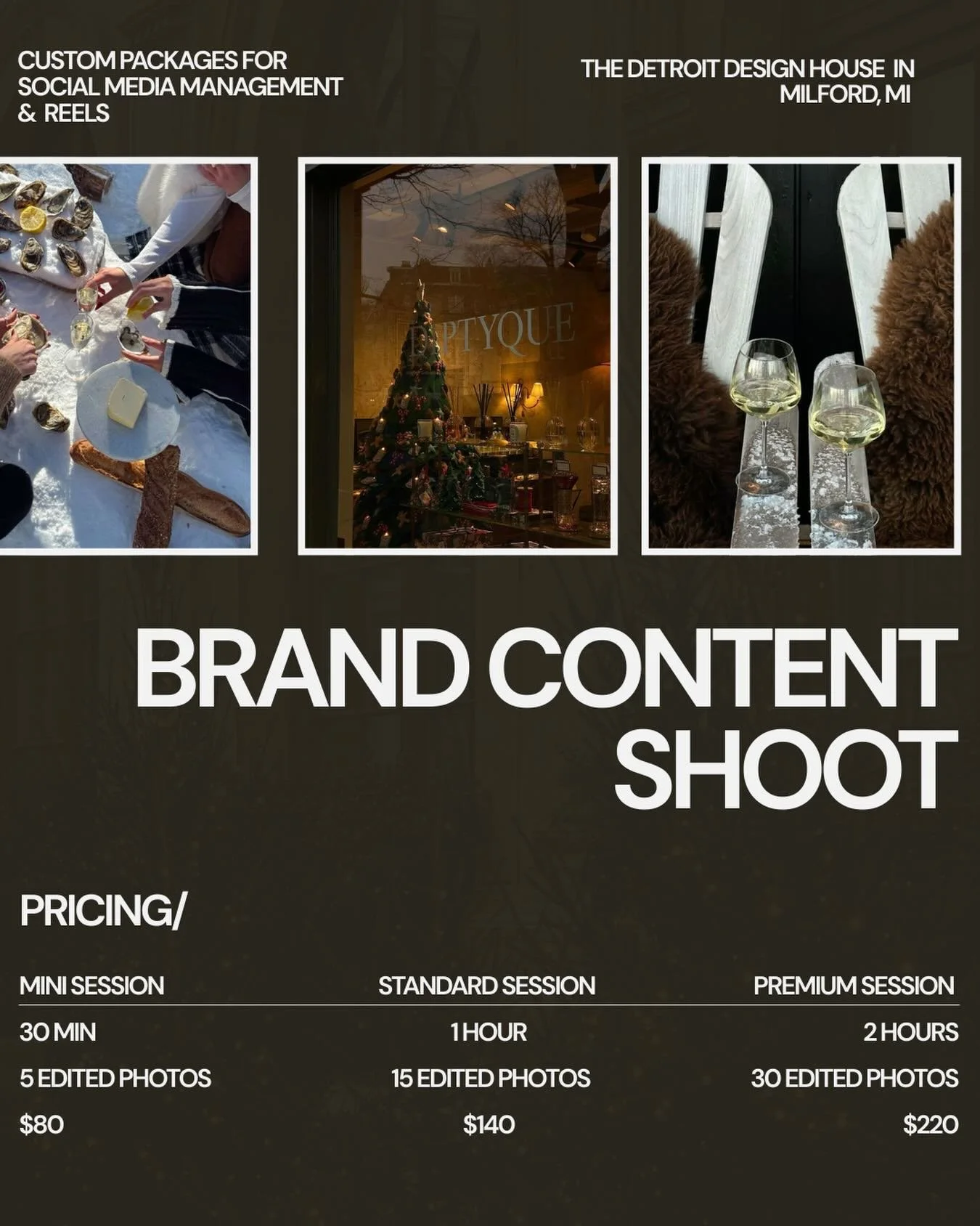 WAIT&hellip; you&rsquo;re telling me you&rsquo;re going into 2026 with the same content from July? 👀😅

Not on my watch.

It&rsquo;s Christmas season &mdash; which means it&rsquo;s the perfect time to give your business the gift of:
🎁 Fresh photos
