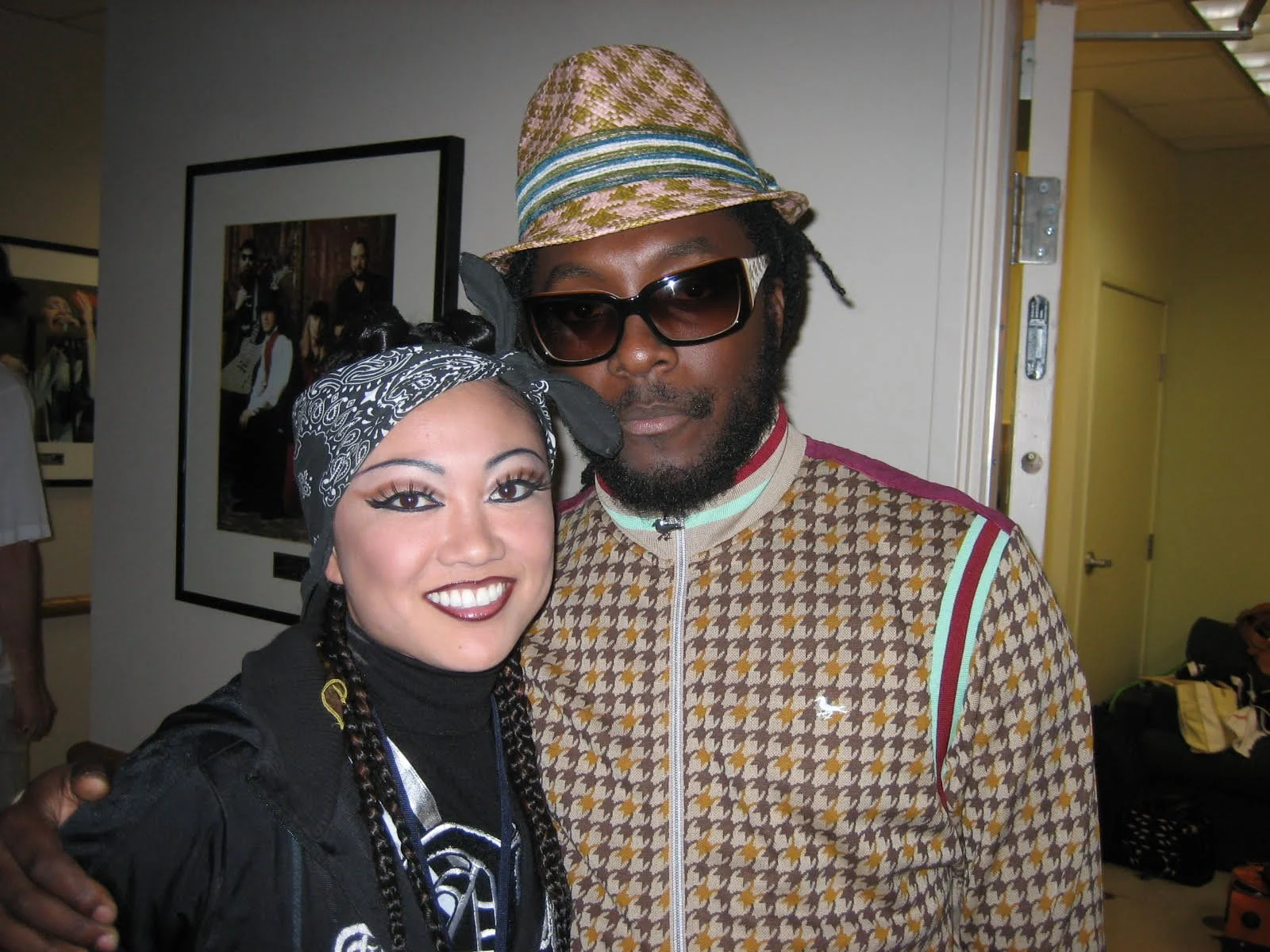 Harajuku Lovers Tour backstage w/Will.I.Am of BEP (fun fact: 13 years later I led private yoga sessions for Will in Hollywood, CA)