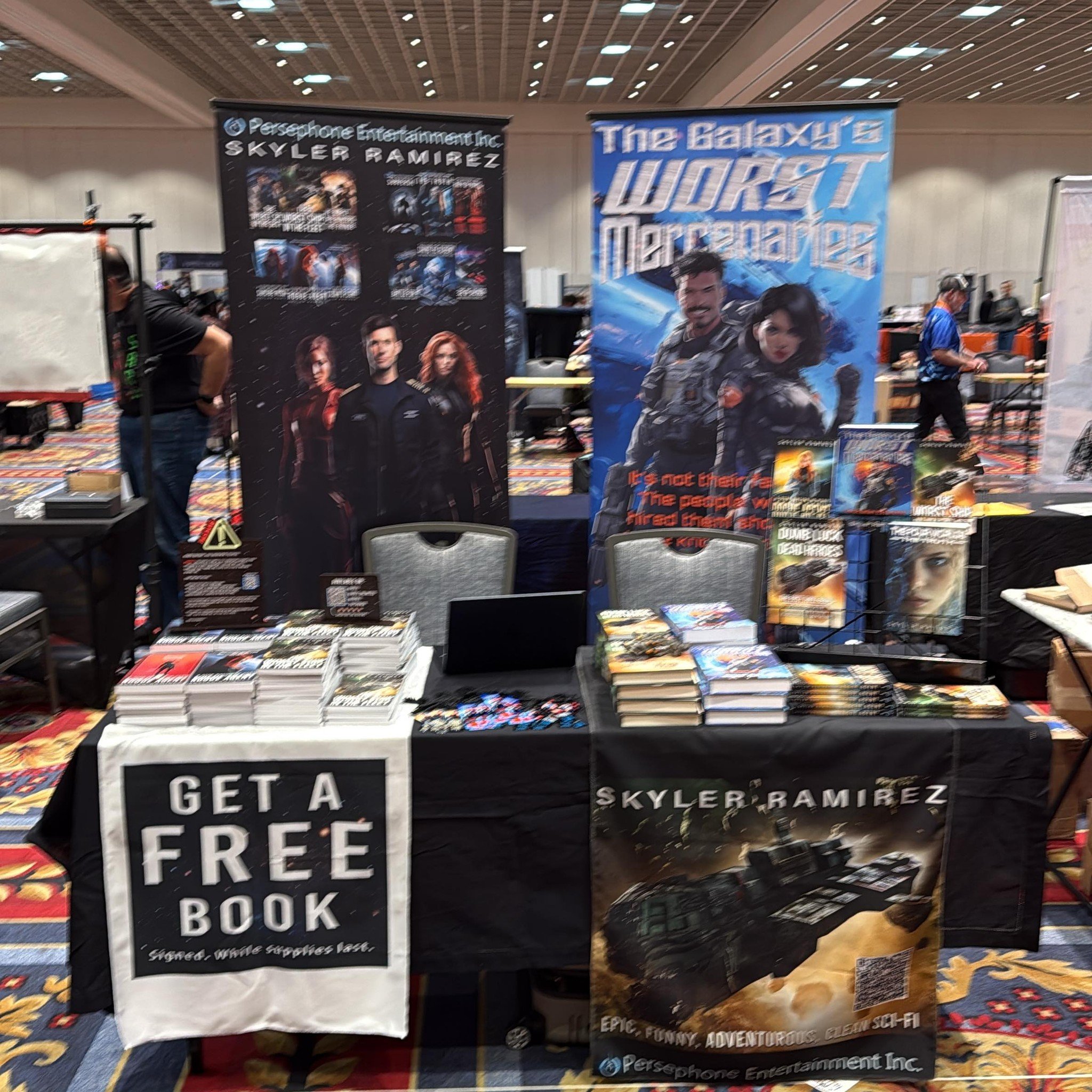 Come by my table at Reader Nation for a FREE sci-fi novel! While supplies last. 

#AuthorNation #authornation2025 #authornation25
