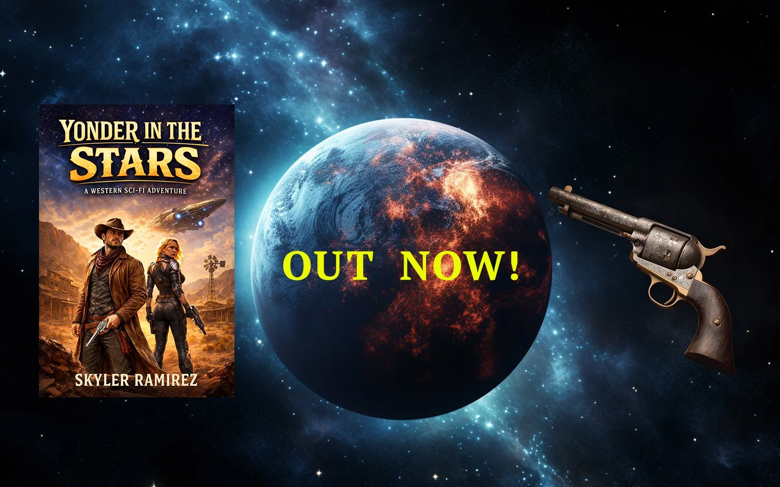 𝐍𝐞𝐰 𝐁𝐨𝐨𝐤 𝐎𝐧 𝐒𝐚𝐥𝐞 𝐍𝐨𝐰! 𝐘𝐨𝐧𝐝𝐞𝐫 𝐢𝐧 𝐭𝐡𝐞 𝐒𝐭𝐚𝐫𝐬: 𝐀 𝐖𝐞𝐬𝐭𝐞𝐫𝐧 𝐒𝐜𝐢-𝐅𝐢 𝐀𝐝𝐯𝐞𝐧𝐭𝐮𝐫𝐞
https://www.amazon.com/dp/B0GDCJKBRK

I&rsquo;ve said it before: as an indie author, there is absolutely no better and no more