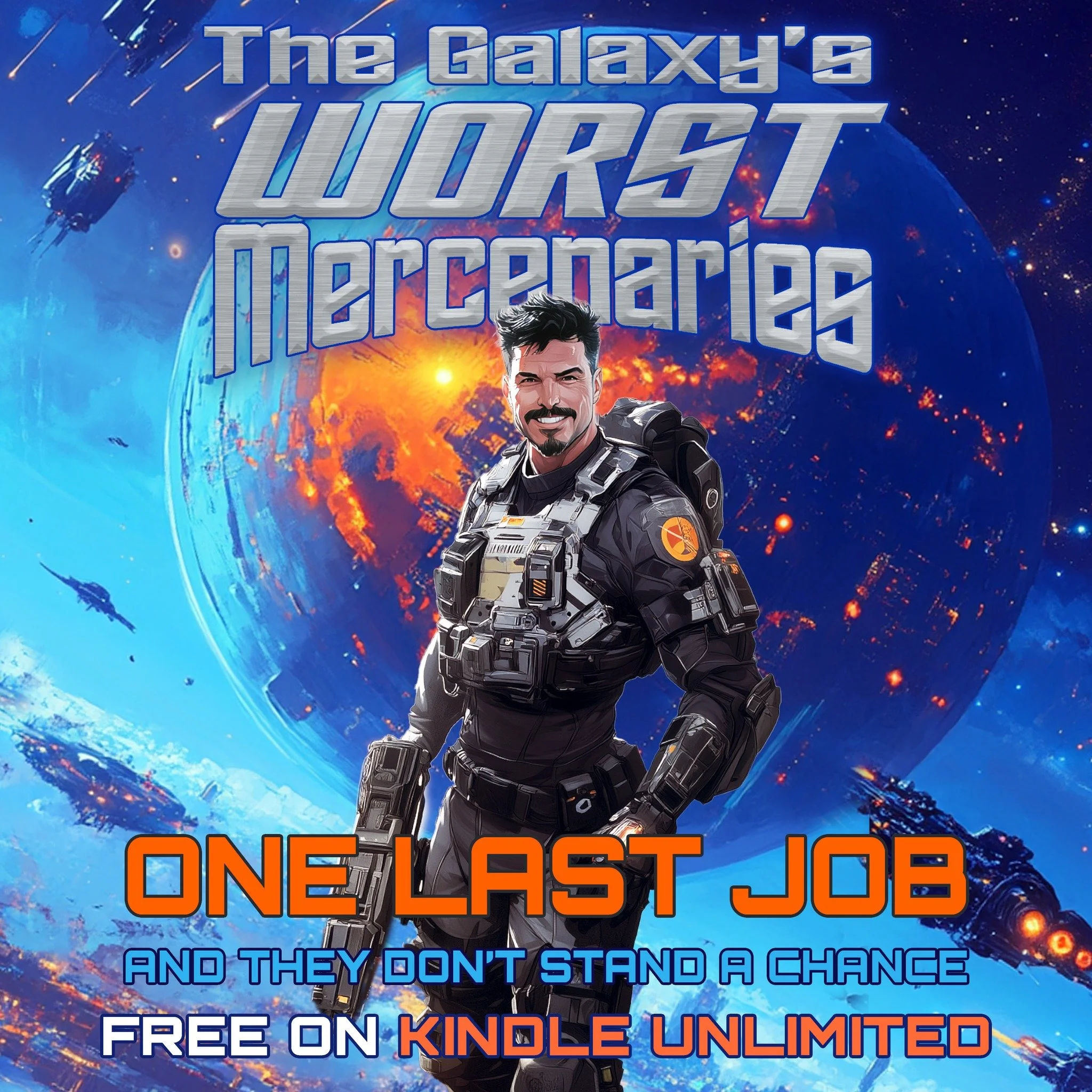 The galaxy's worst mercenaries are back &mdash; and so is the trouble. 🚀
In THE KAELEN EXTRACTION, Billy Firebrand reunites his washed‑up crew for one last impossible job: a busted ship, a galactic war, and odds they couldn't have beaten in their pr