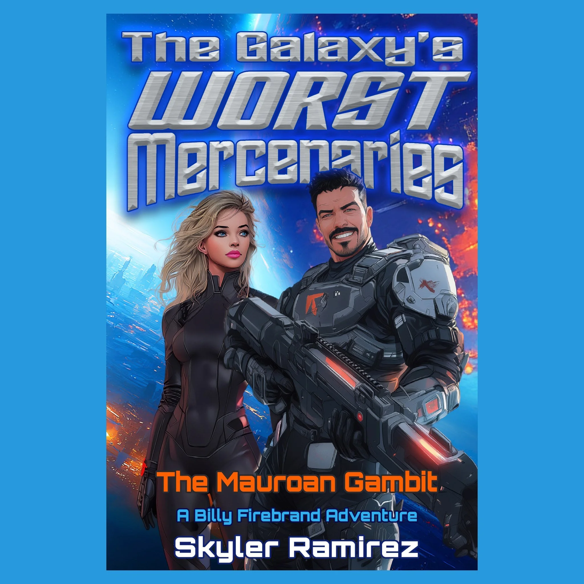 To celebrate National Donut Day (because, why not?), I'm pleased to announce Book 3 of 𝙏𝙝𝙚 𝙂𝙖𝙡𝙖𝙭𝙮'𝙨 𝙒𝙤𝙧𝙨𝙩 𝙈𝙚𝙧𝙘𝙚𝙣𝙖𝙧𝙞𝙚𝙨: 𝙏𝙝𝙚 𝙈𝙖𝙪𝙧𝙤𝙖𝙣 𝙂𝙖𝙢𝙗𝙞𝙩, is available now for pre-order! The release date is next year, but I'