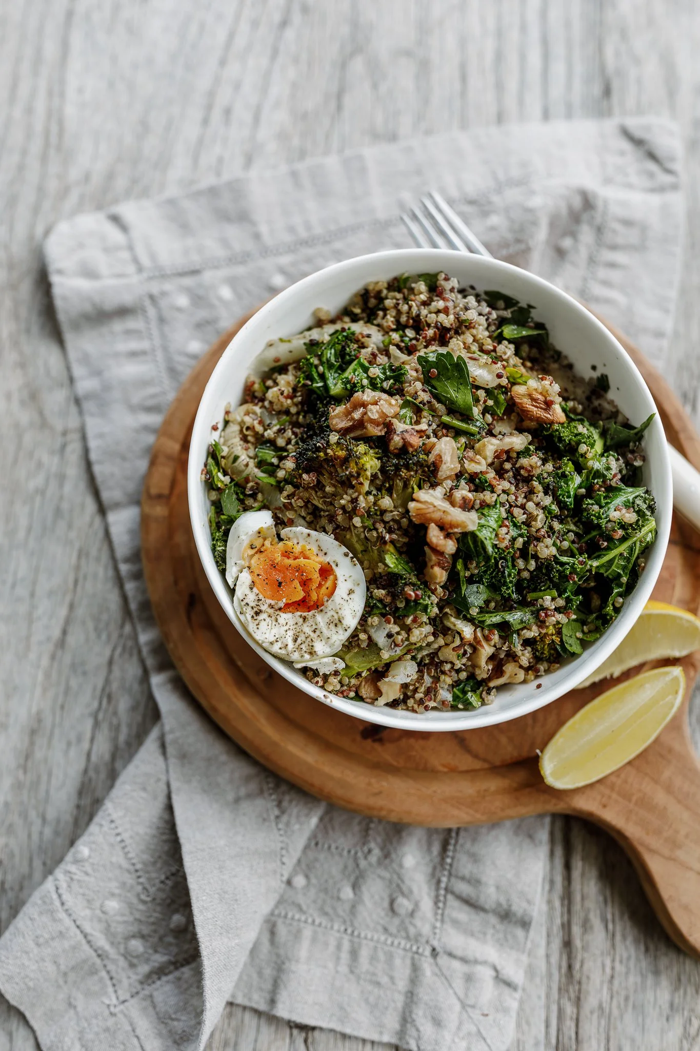 Warming Fennel &amp; Broccoli Quinoa Salad 