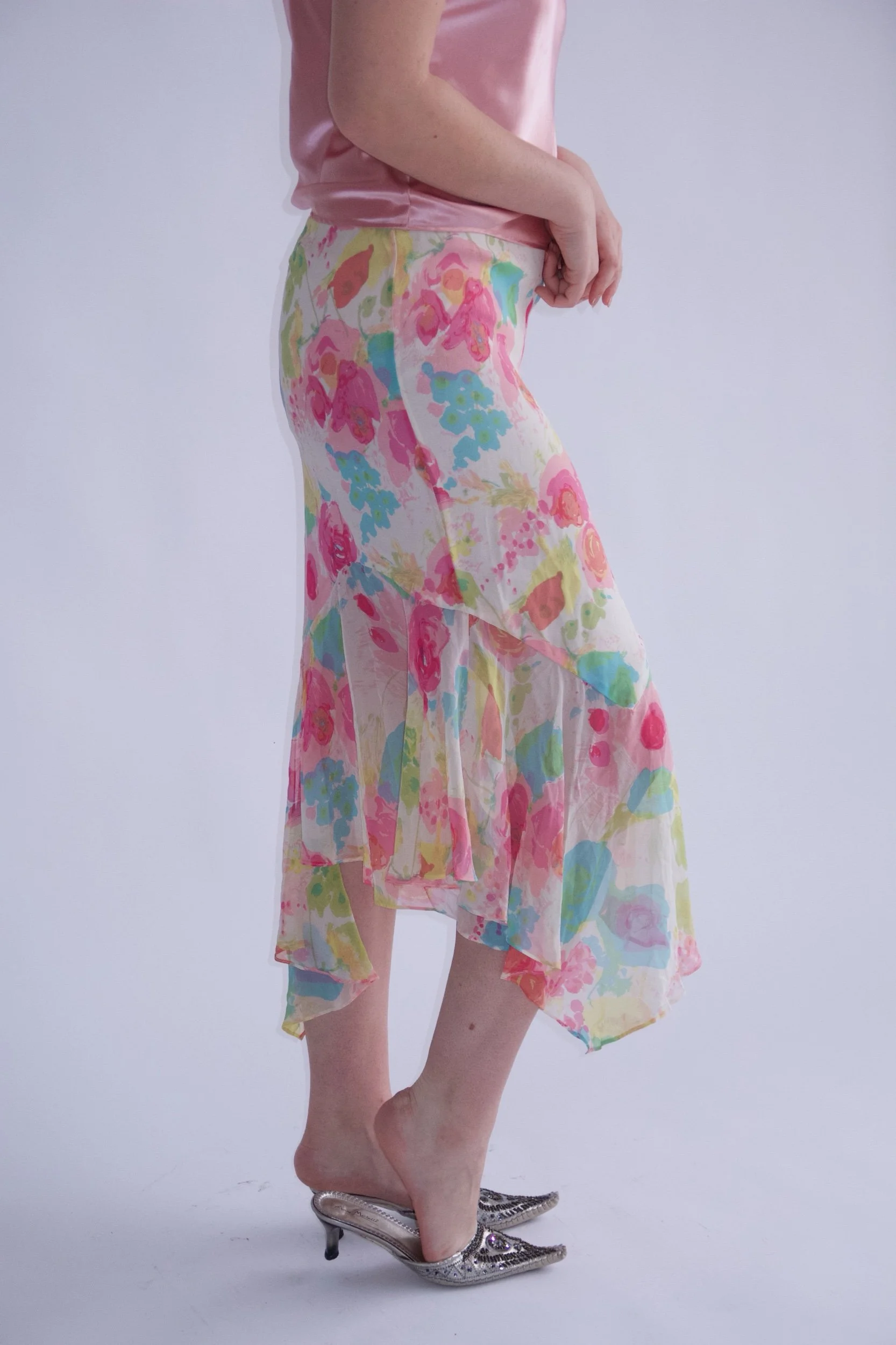 Dana Buchman Silk Midi