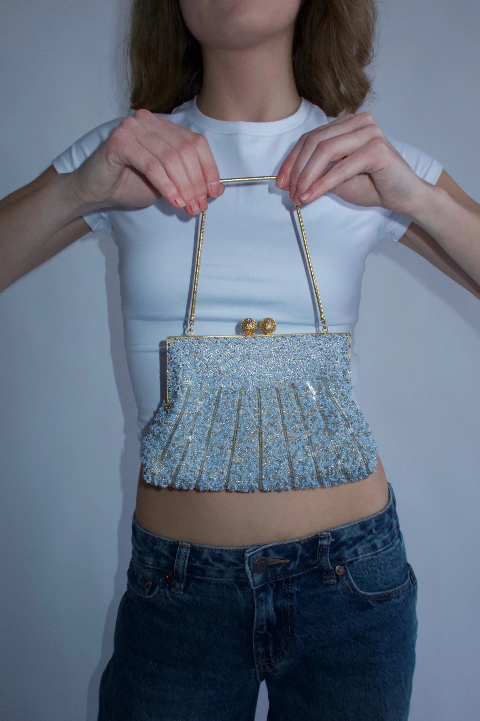 Beaded evening bag