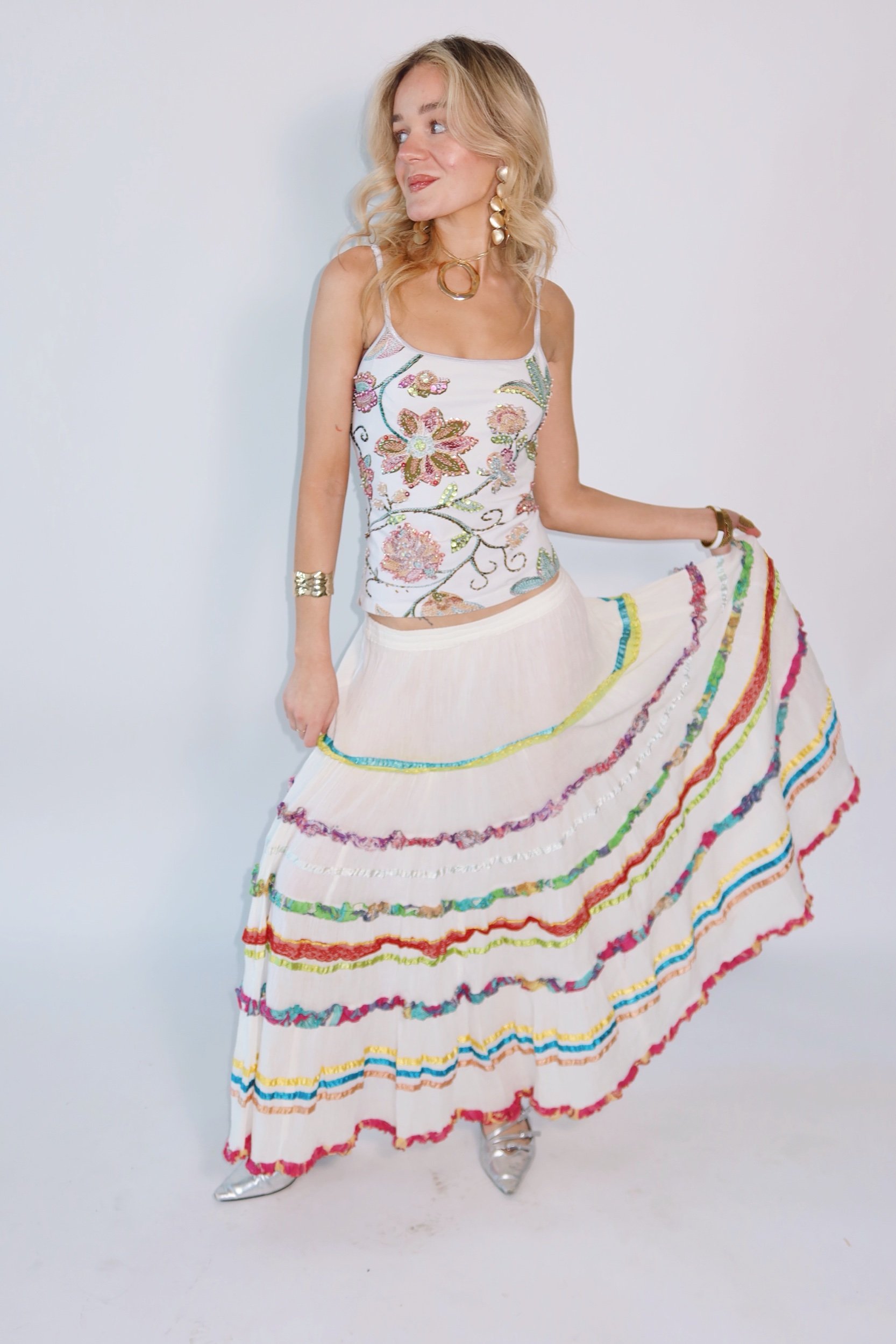 Carrie Allen Midi Skirt