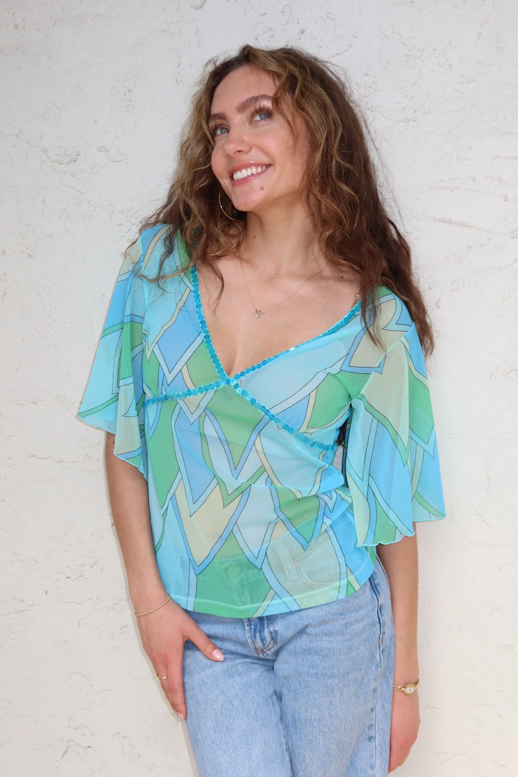 New York & Company Sequin top