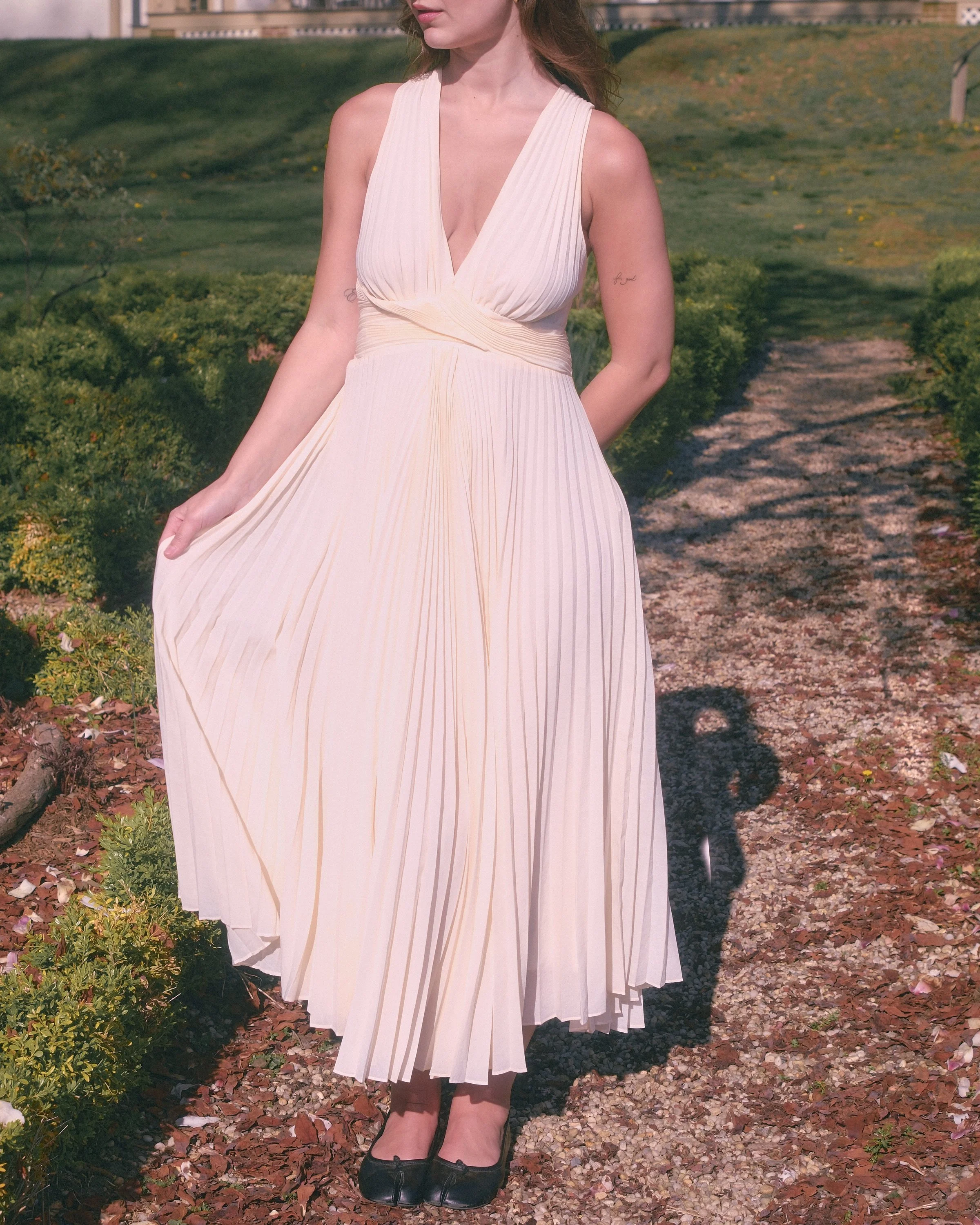 ALC Pleated Maxi