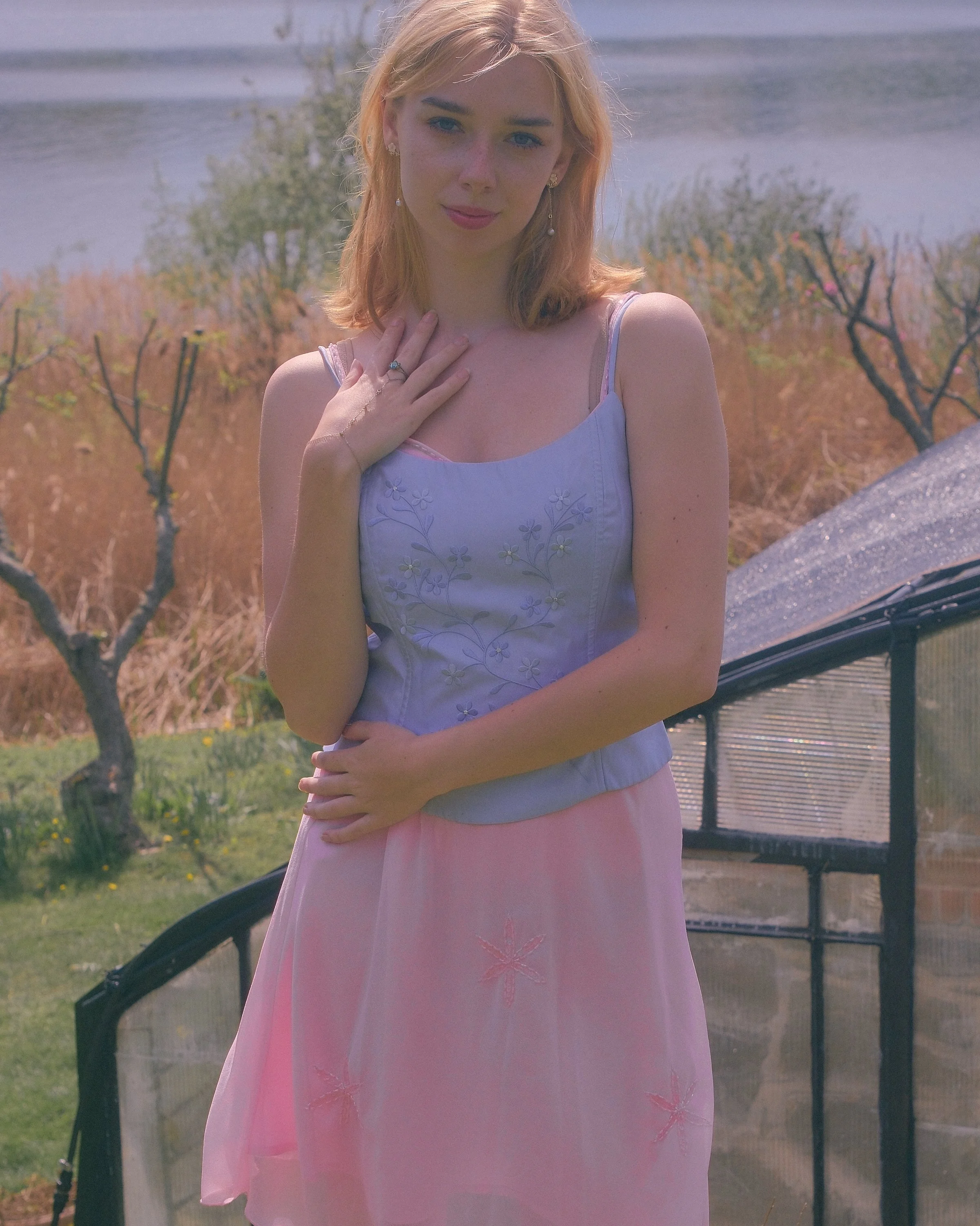 Jessica McClintock Lavender Corset