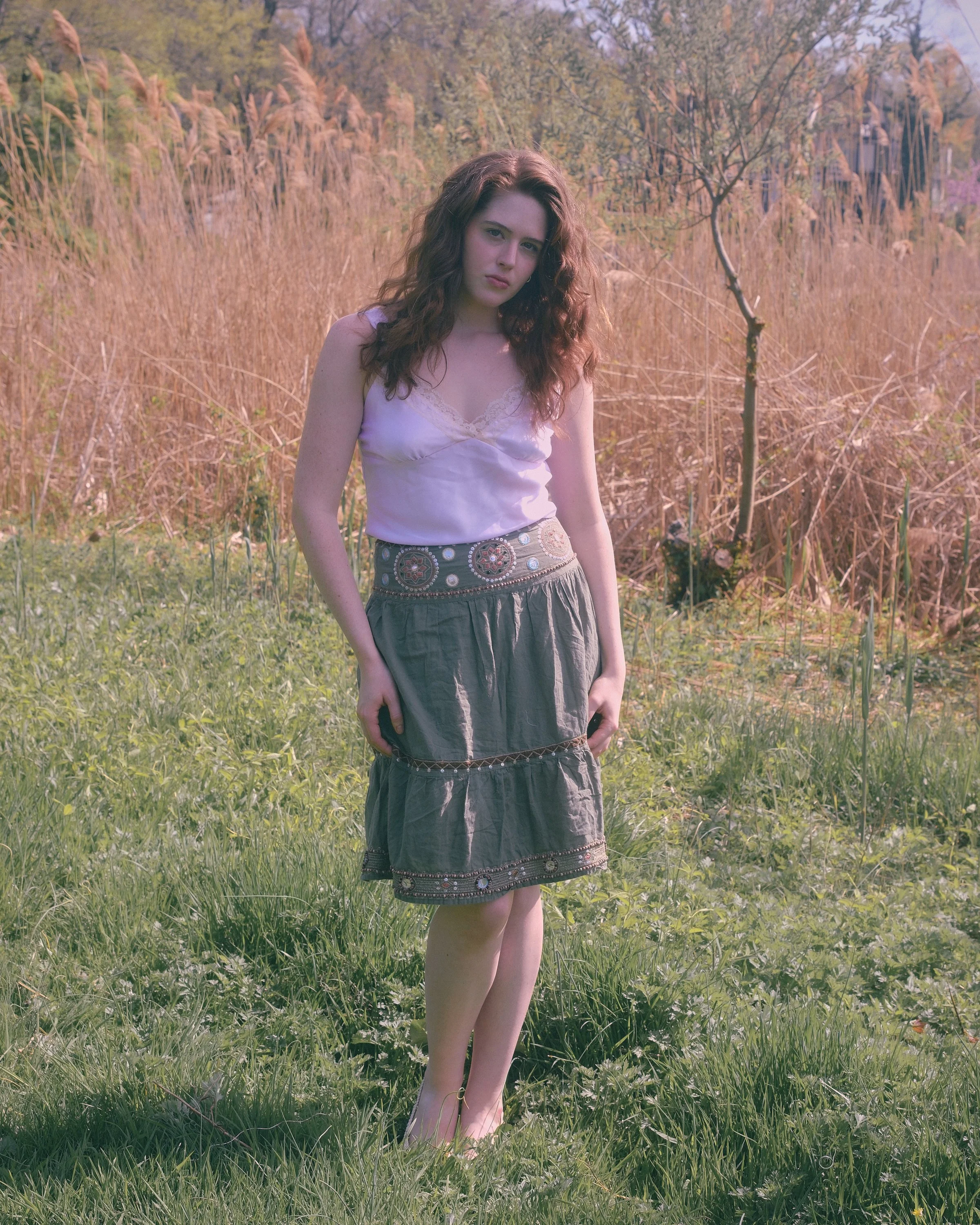 Miss Me Embroidered Skirt