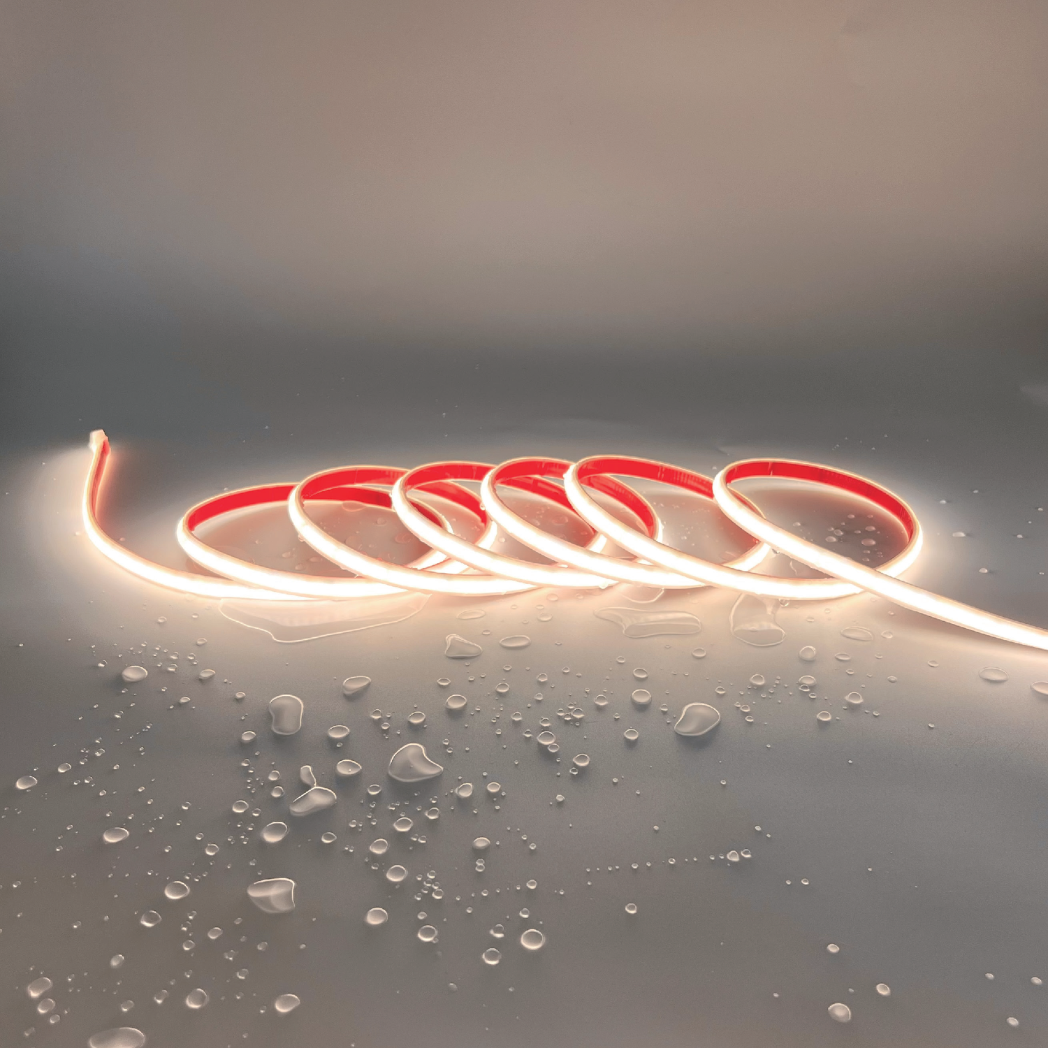 RS-P-0409 silicone extruded waterproof LED strip with smooth dotless light line from RaShine factory