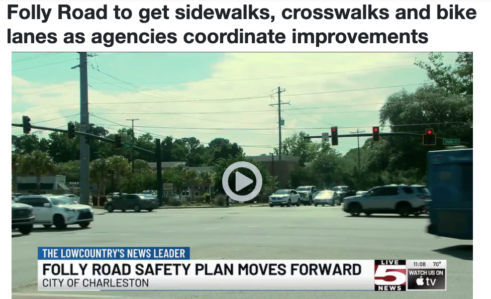 Folly Road to get sidewalks, crosswalks and bike lanes as agencies coordinate improvements