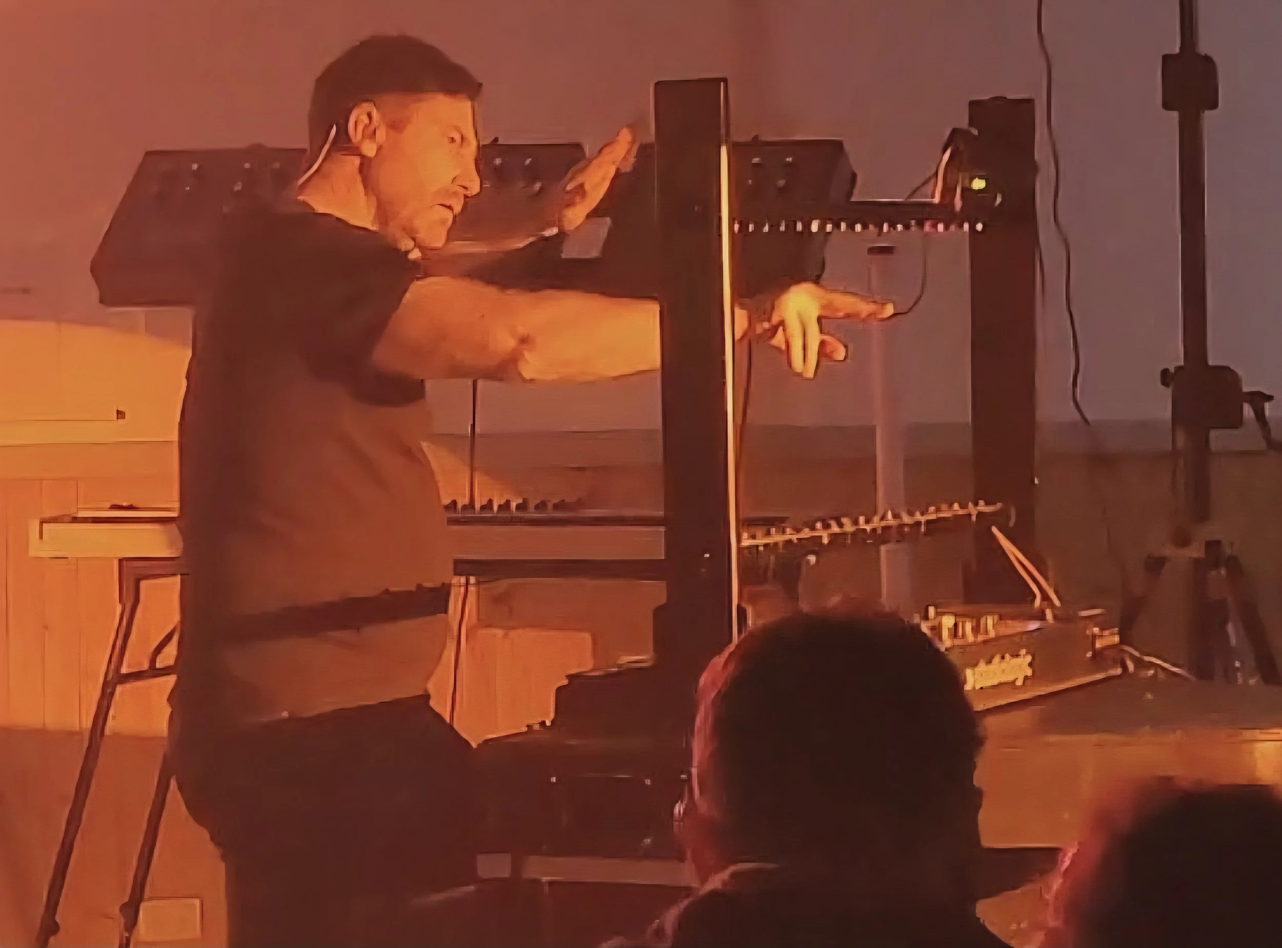 Paul Sykes playing Laser Harp
