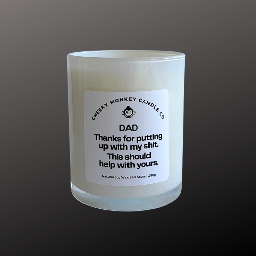 Dad Thanks for putting up with my shit. This should help with yours.