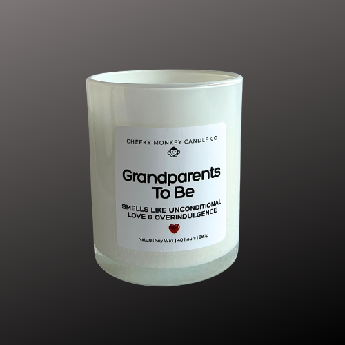 Grandparents to Be - smells like unconditional love & overindulgence